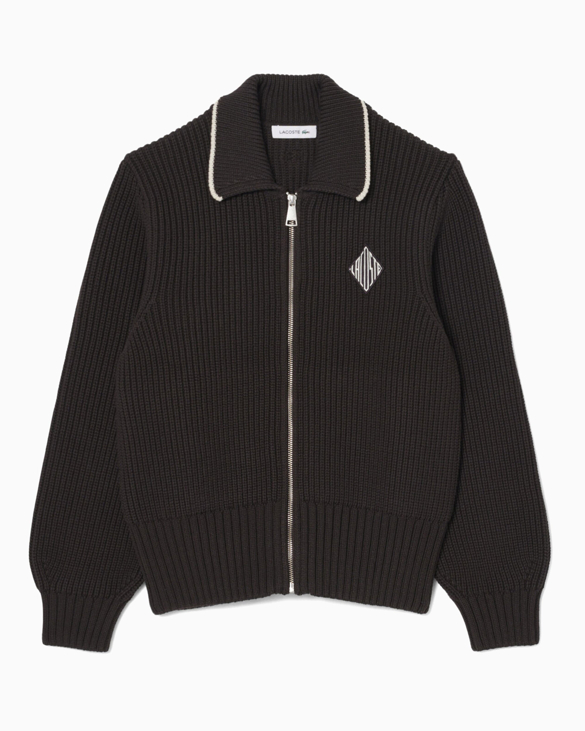 ココ‼️Lacoste ブラック ブルゾン LACOSTE（ラコステ） ブルゾン アウター 2.5レイヤースイングトップ