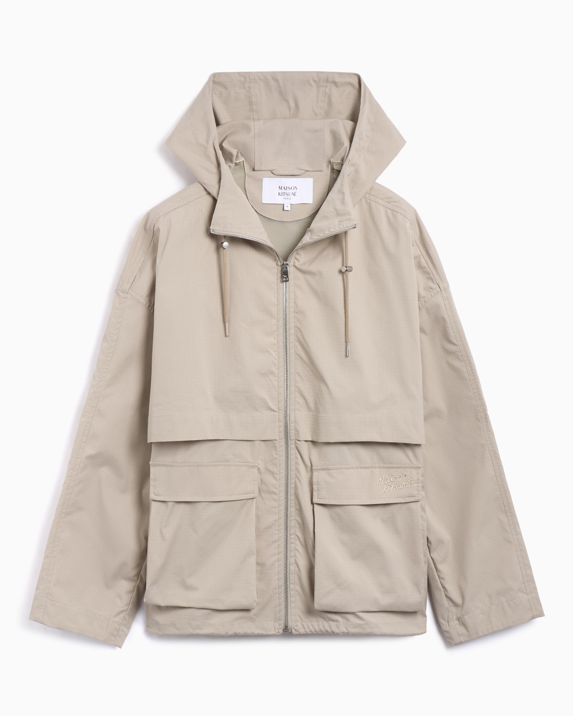 Maison Kitsuné Maison Kitsuné Men's Windbreaker Jacket Relaxed Men's W