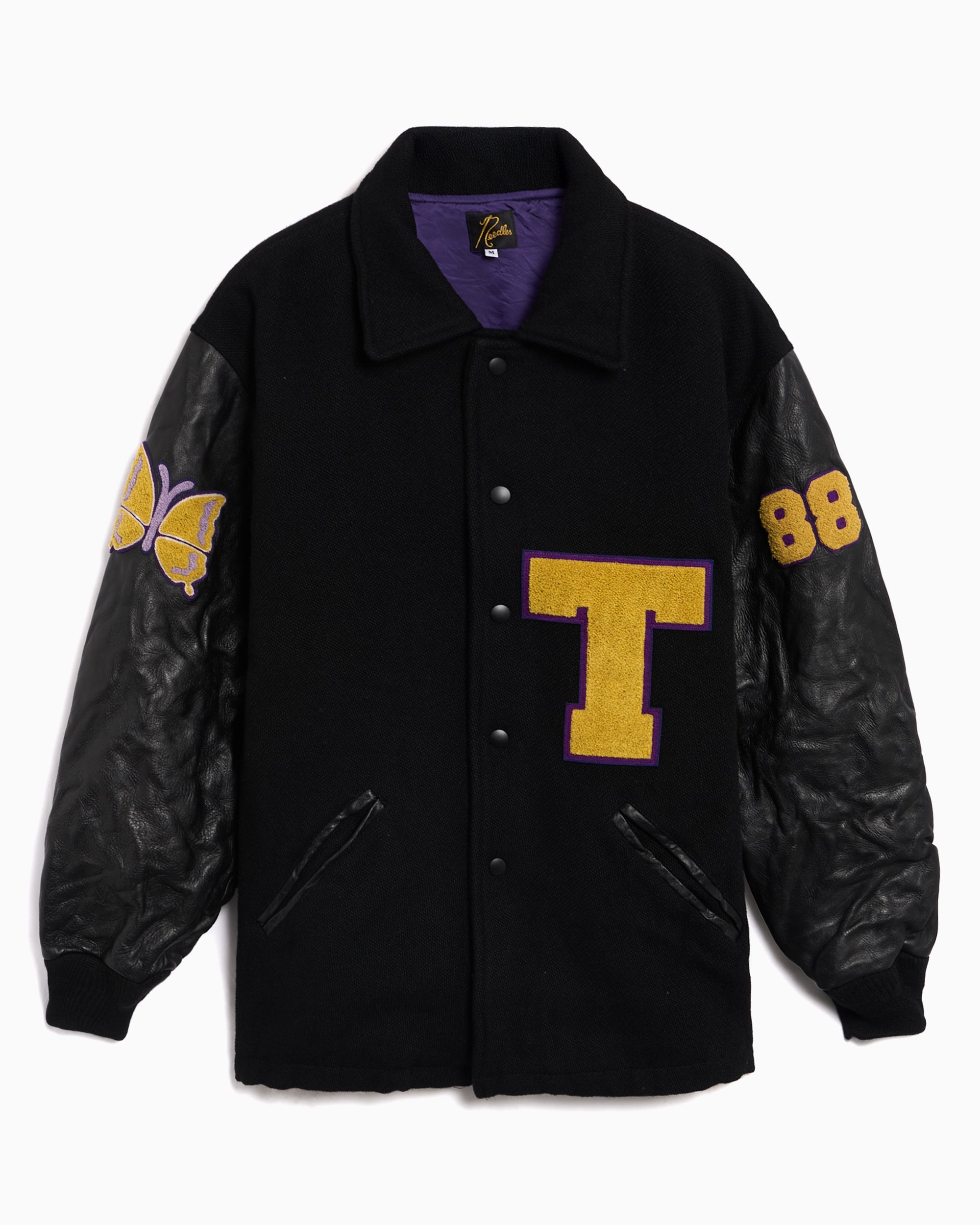 Needles Lettered Graphic Relaxed Men's Varsity Jacket
