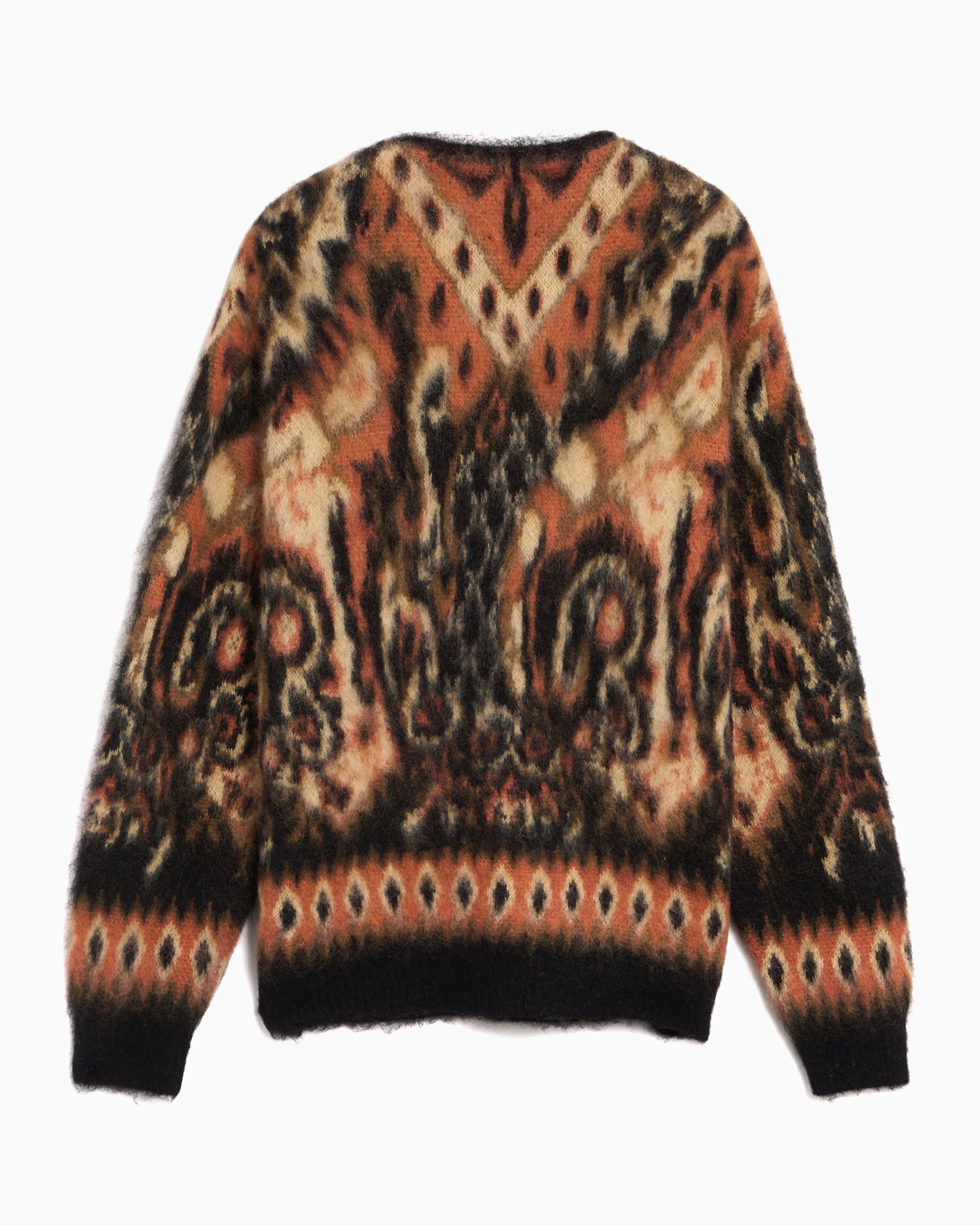 Jackets Coats Needles Paisley Relaxed Men's Cardigan - RW356-Black