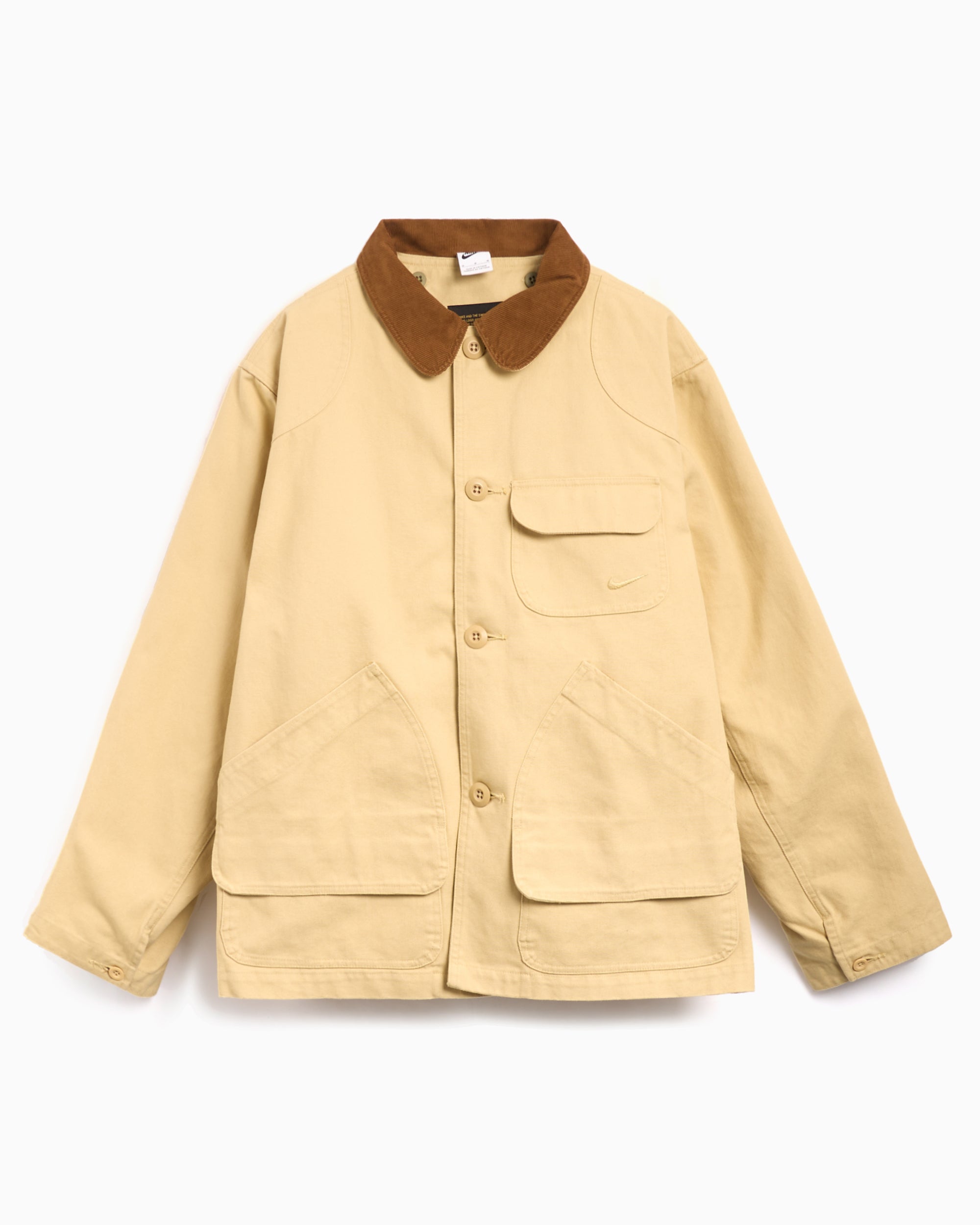 Jackets Coats Nike Life Men's Flannel Lined Barn Jacket Men's Light Jacket - FZ0132-252