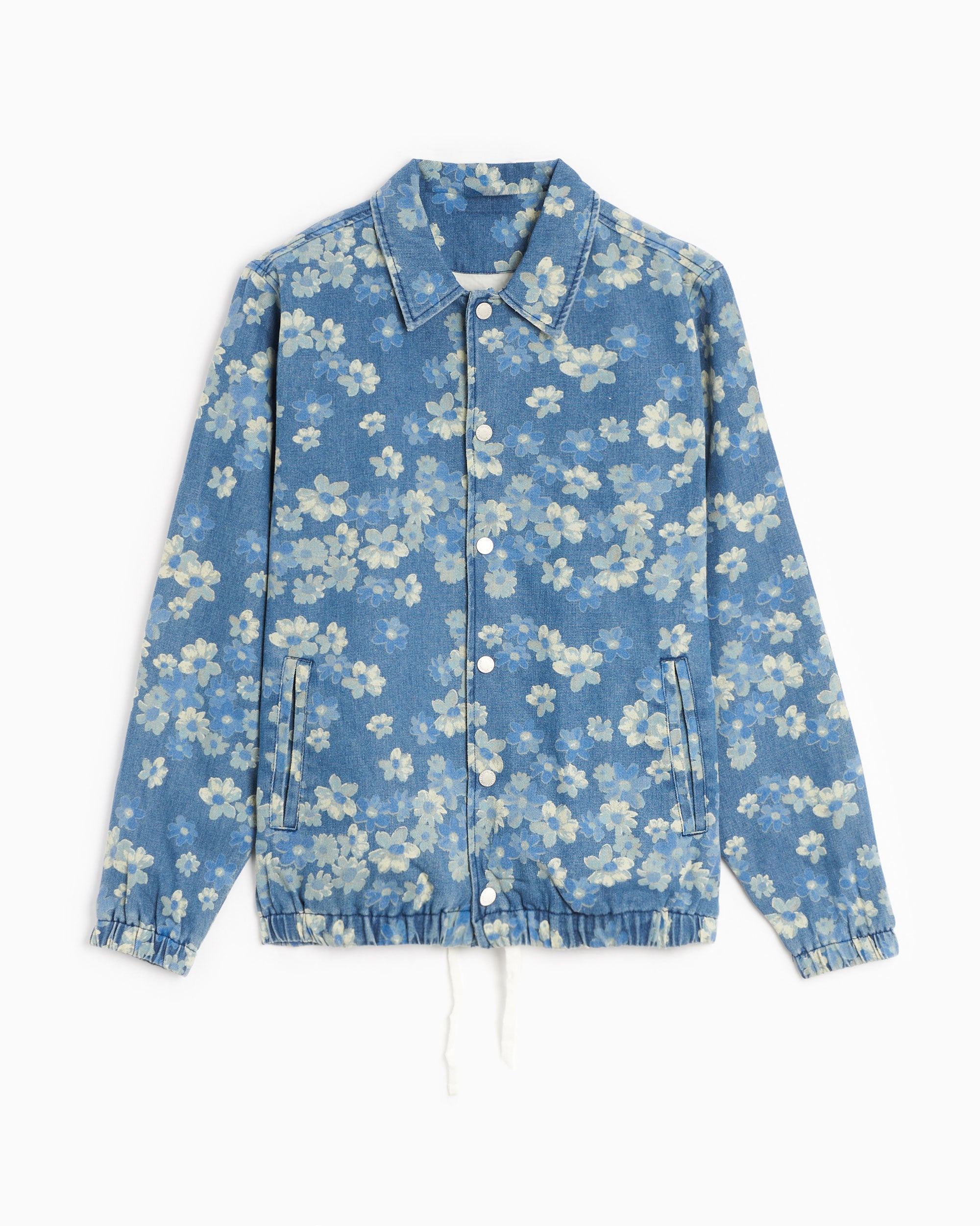 Pleasures Garden Men's Denim Coach Jacket Men's Denim Jacket