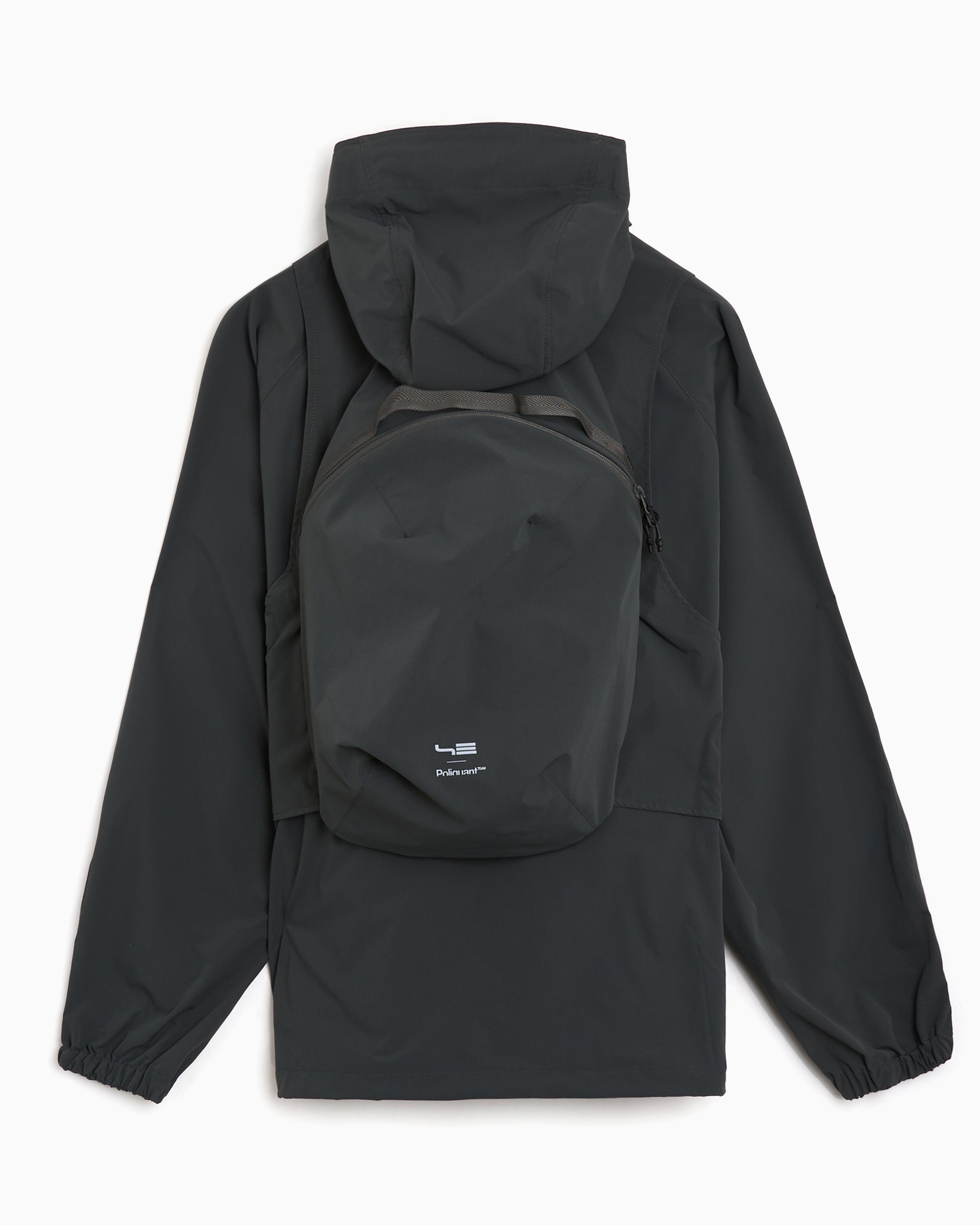 Jackets Coats Poliquant x Sealson The SR1/Drop14 Experimental Reconstructed 2-in-1 Relaxed Men's Windbreaker - 2601016-GREY