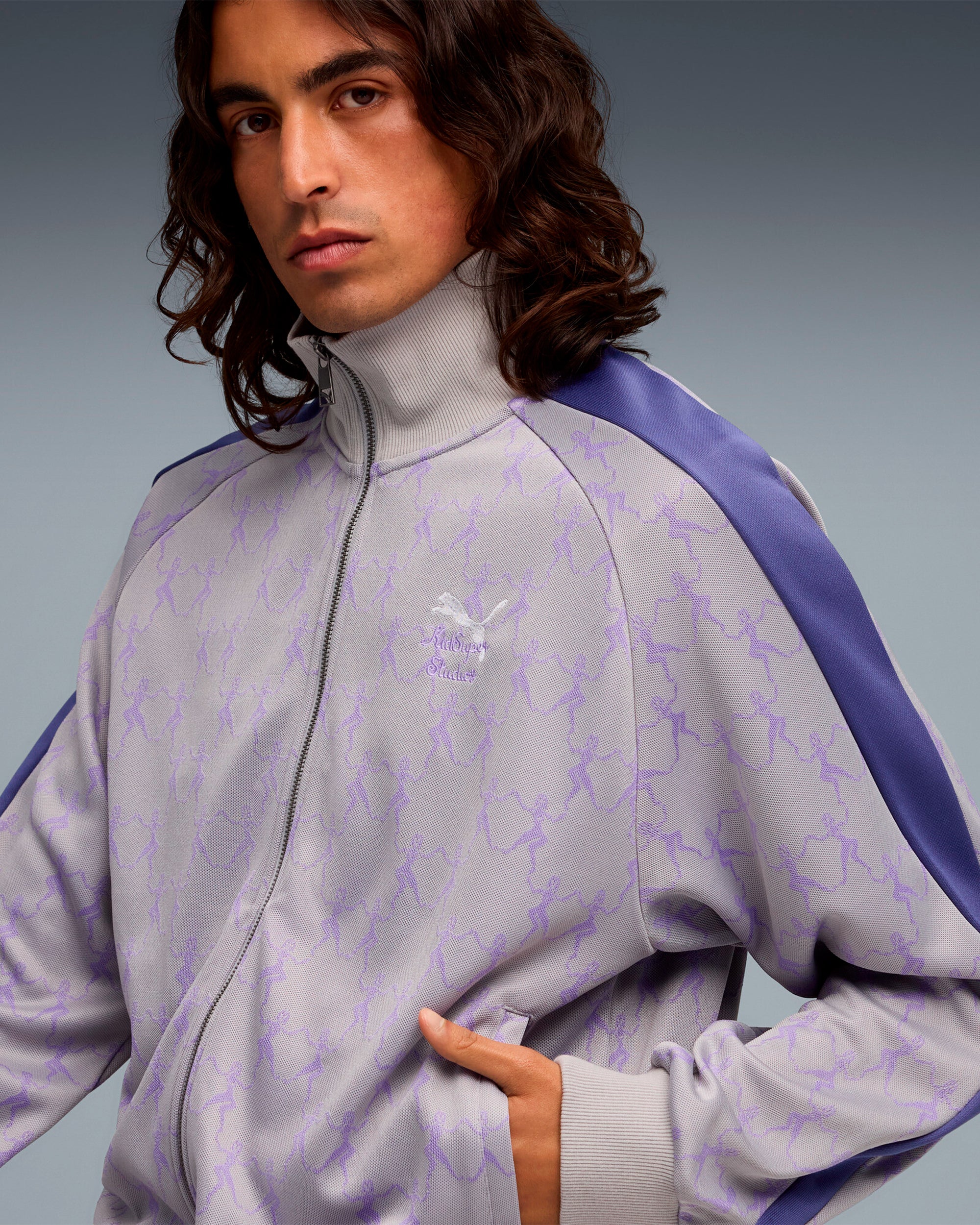 Jackets Coats Puma x KidSuper T7 Graphic Relaxed Men's Track Jacket - 632373-63