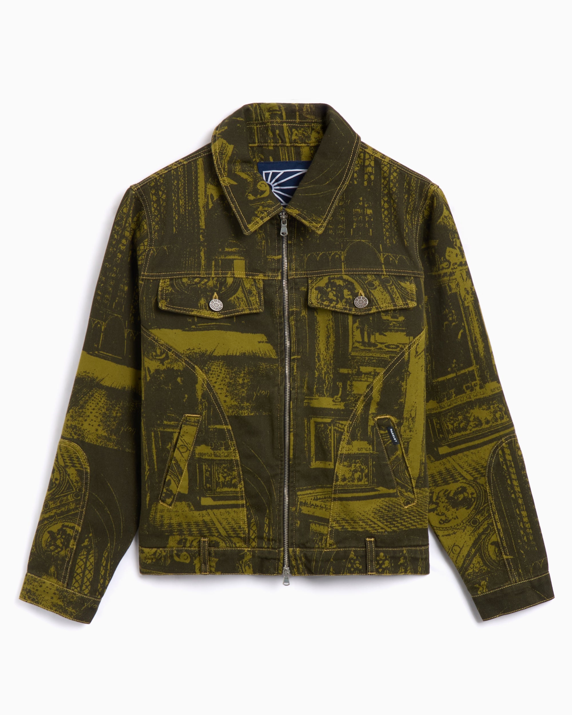 Rassvet Printed Castle Men's Denim Jacket​ Men's Denim Jacket
