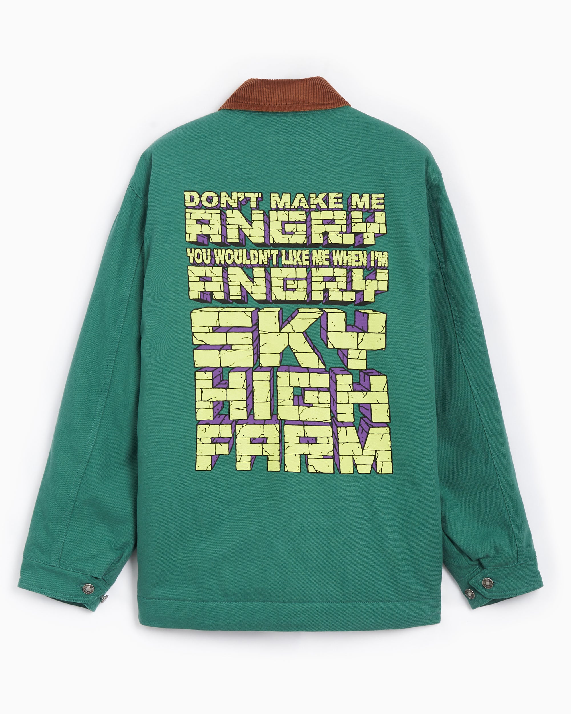 Jackets Coats Sky High Farm Workwear Angry Men's Chore Jacket Men's Light Jacket - SHF06C004-1