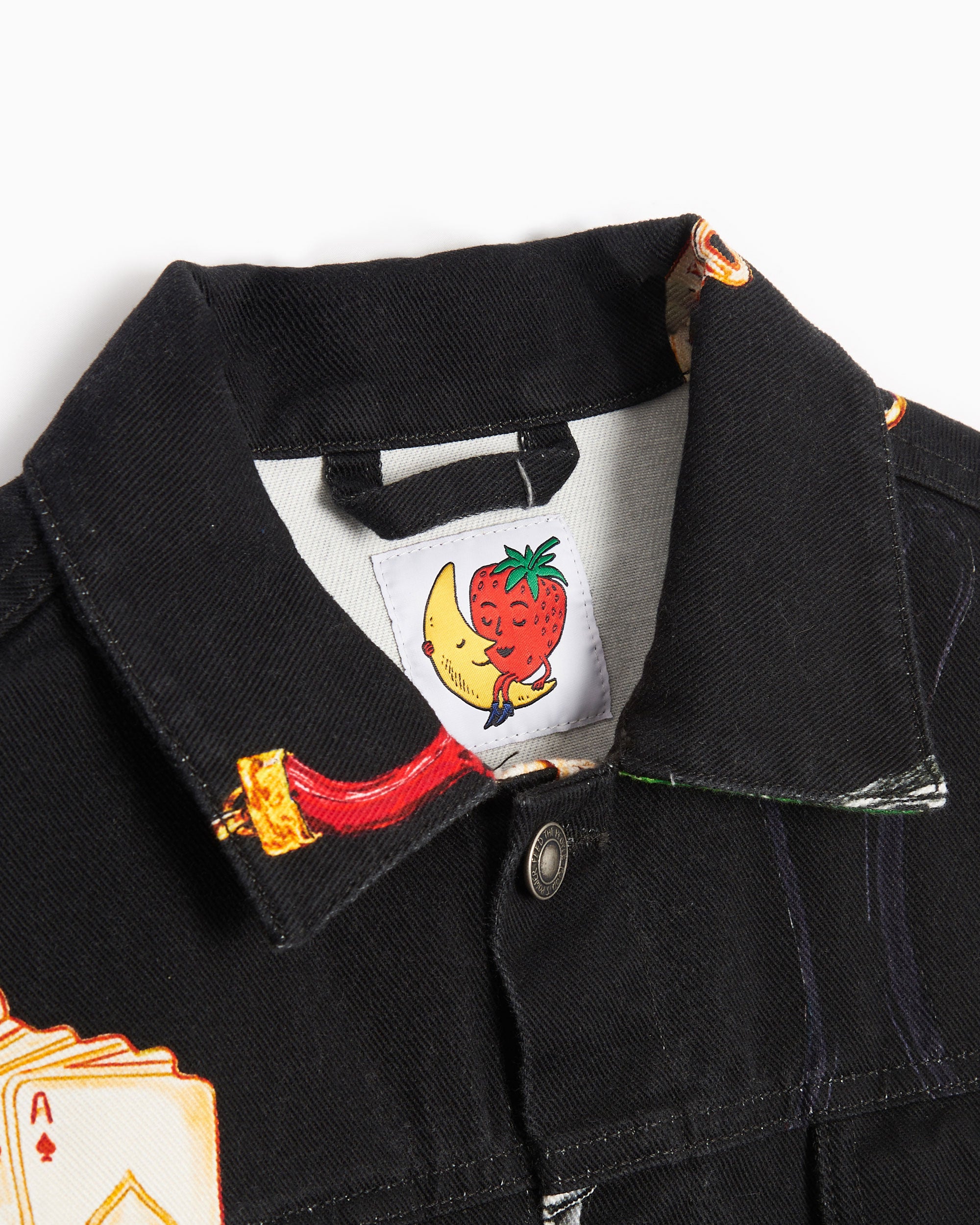 Jackets Coats Sky High Farm Workwear Charm Unisex Print Woven Denim Jacket Unisex Denim Jacket - SHF04J005-1