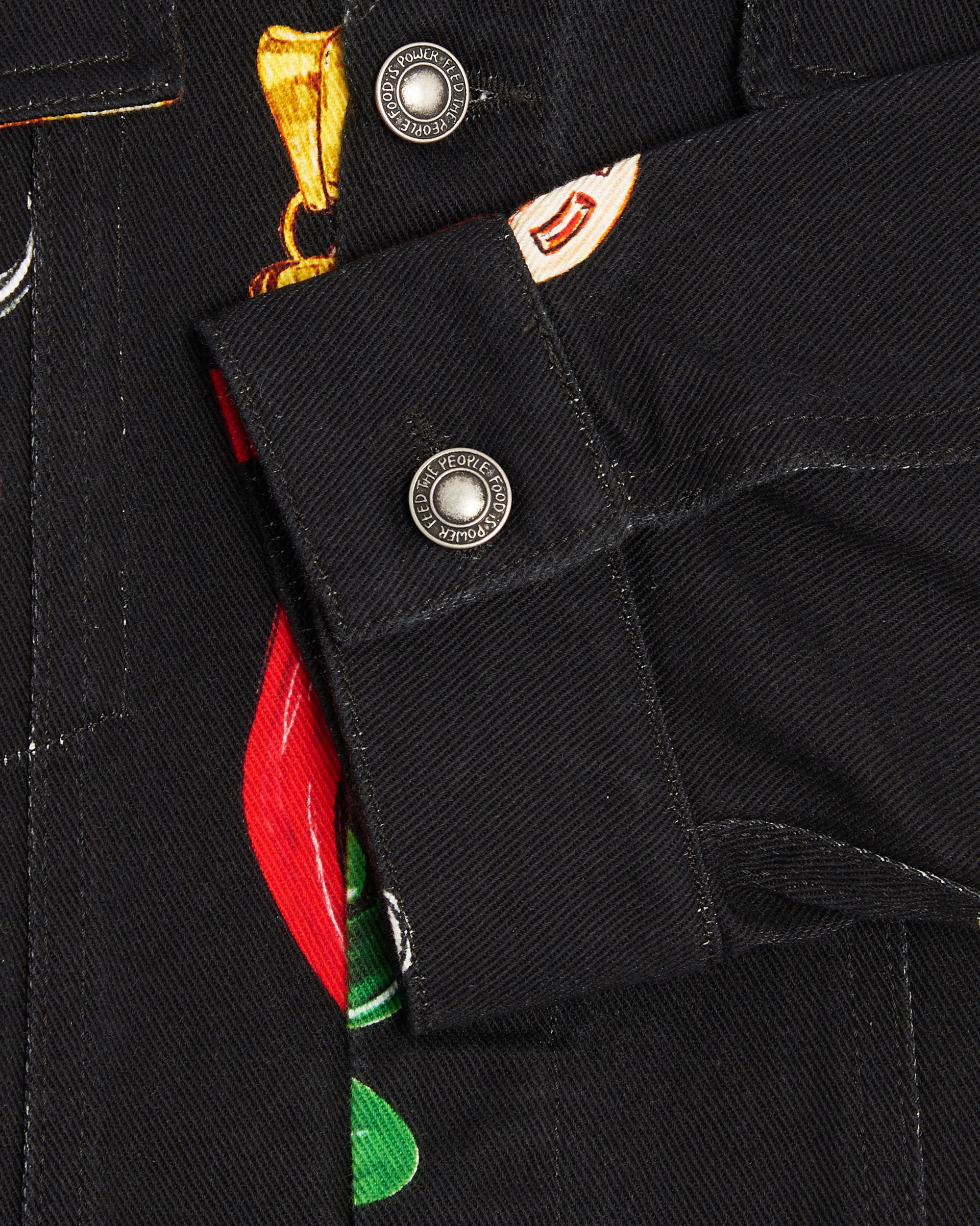 Jackets Coats Sky High Farm Workwear Charm Unisex Print Woven Denim Jacket Unisex Denim Jacket - SHF04J005-1