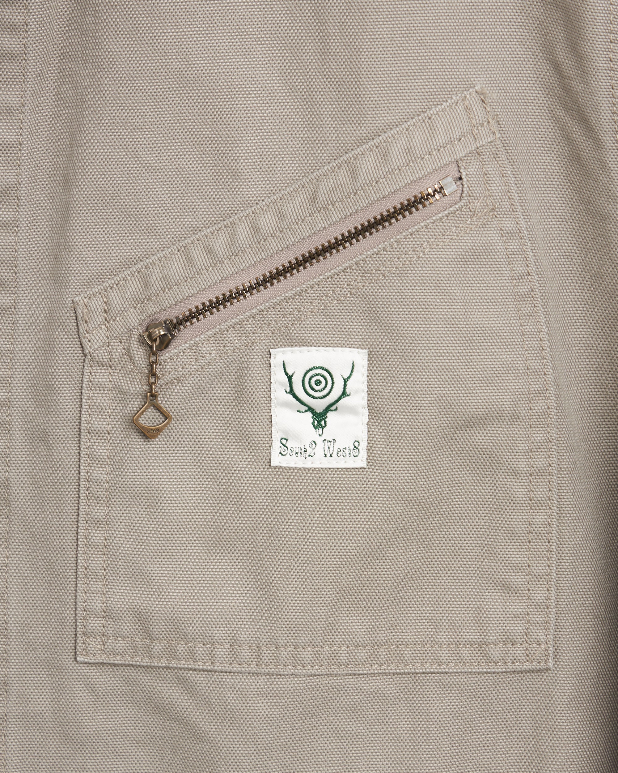 Jackets Coats South2 West8 Men's Work Jacket Men's Work Jacket - OT491-A-Grey