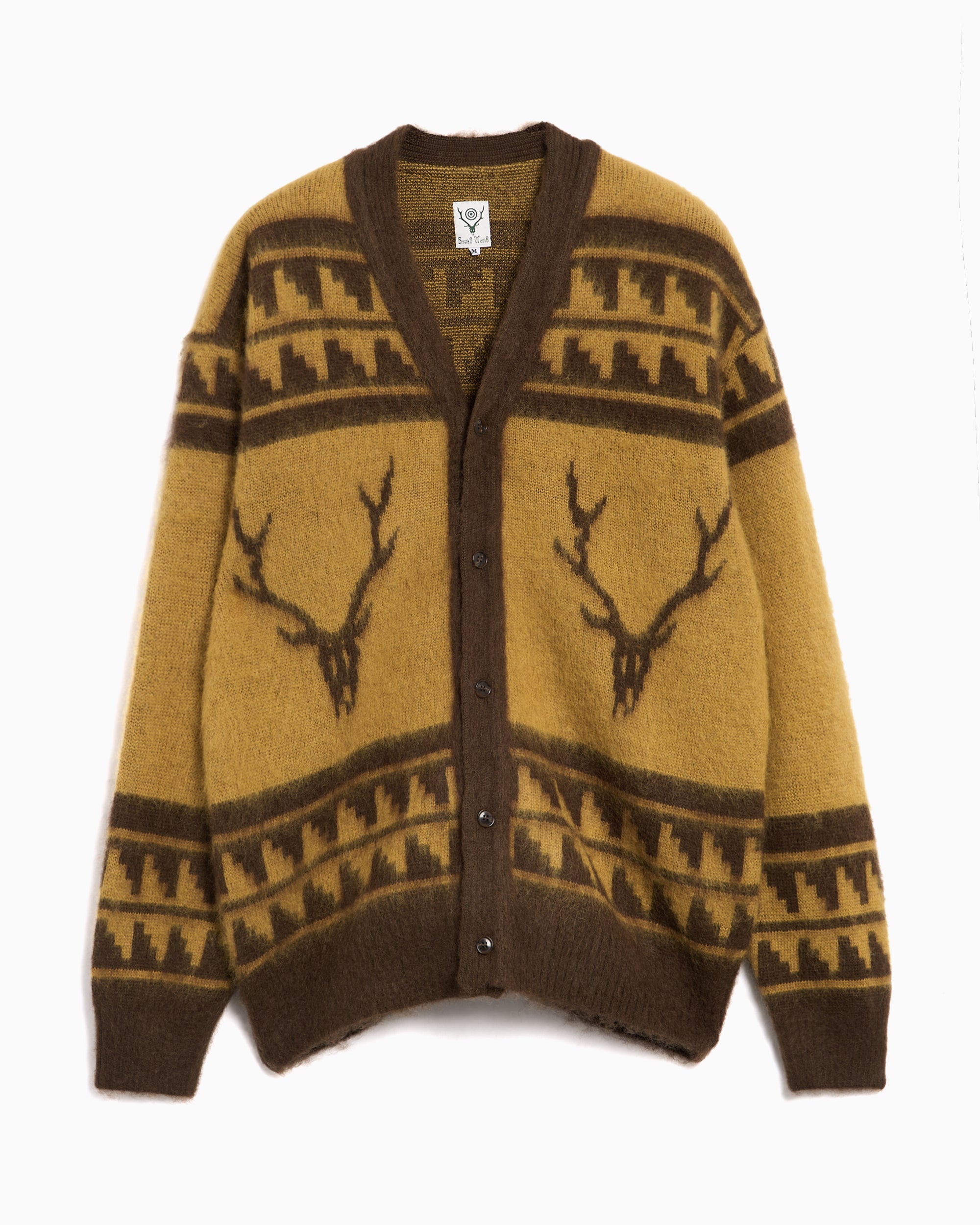 South2 West8 Nordic Skull Relaxed Men's Cardigan