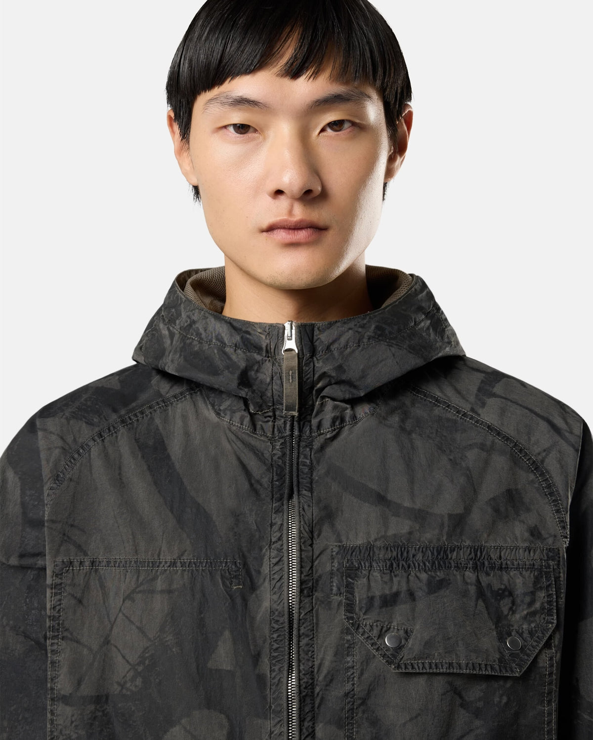 Jackets Coats Stone Island Forest Crinkle Reps-TC Camo Print Relaxed Men's Windbreaker - L2S151200038-V0094