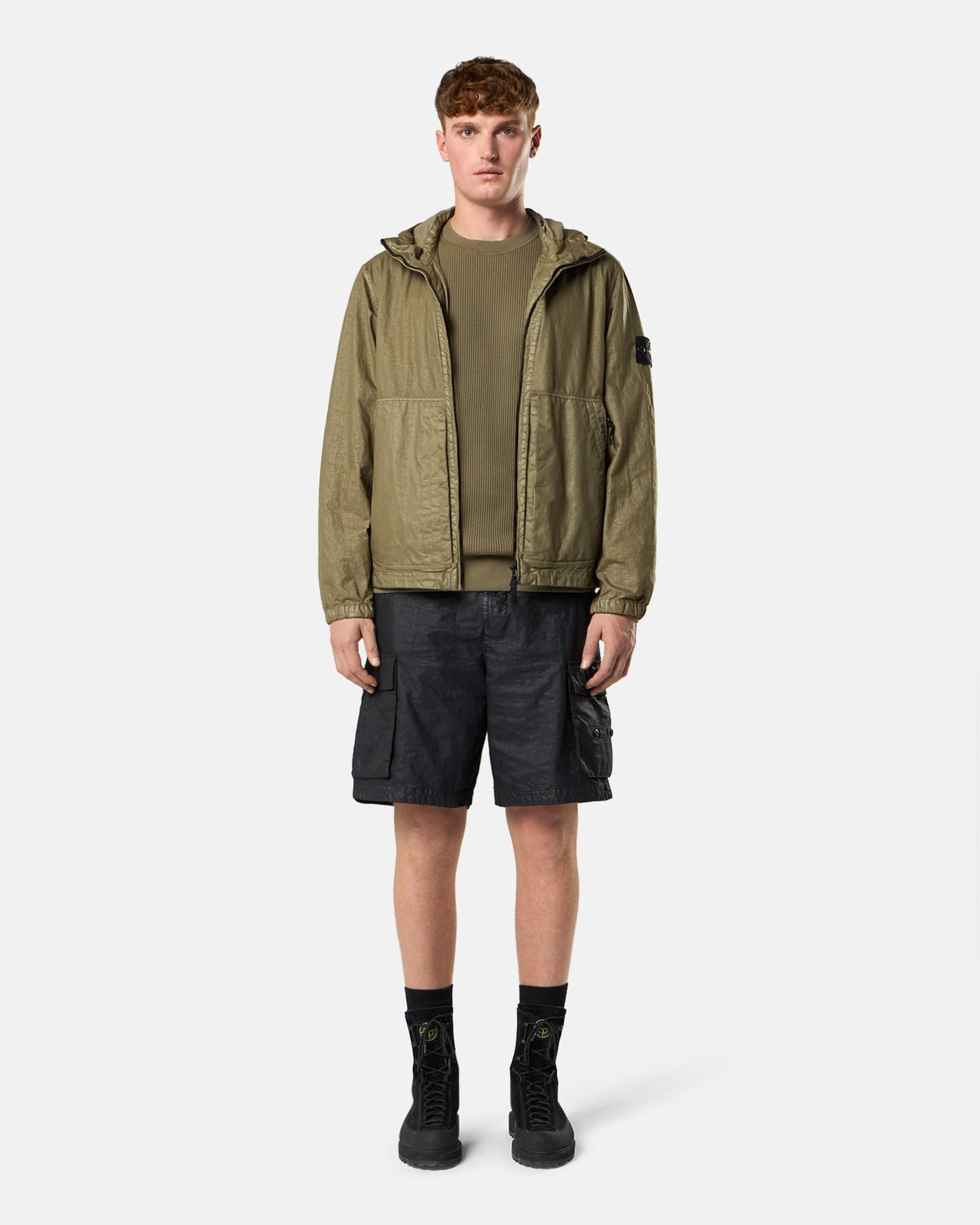 Jackets Coats Stone Island Nylon Panama Relaxed Men's Light Jacket - L1S154100053-V005G