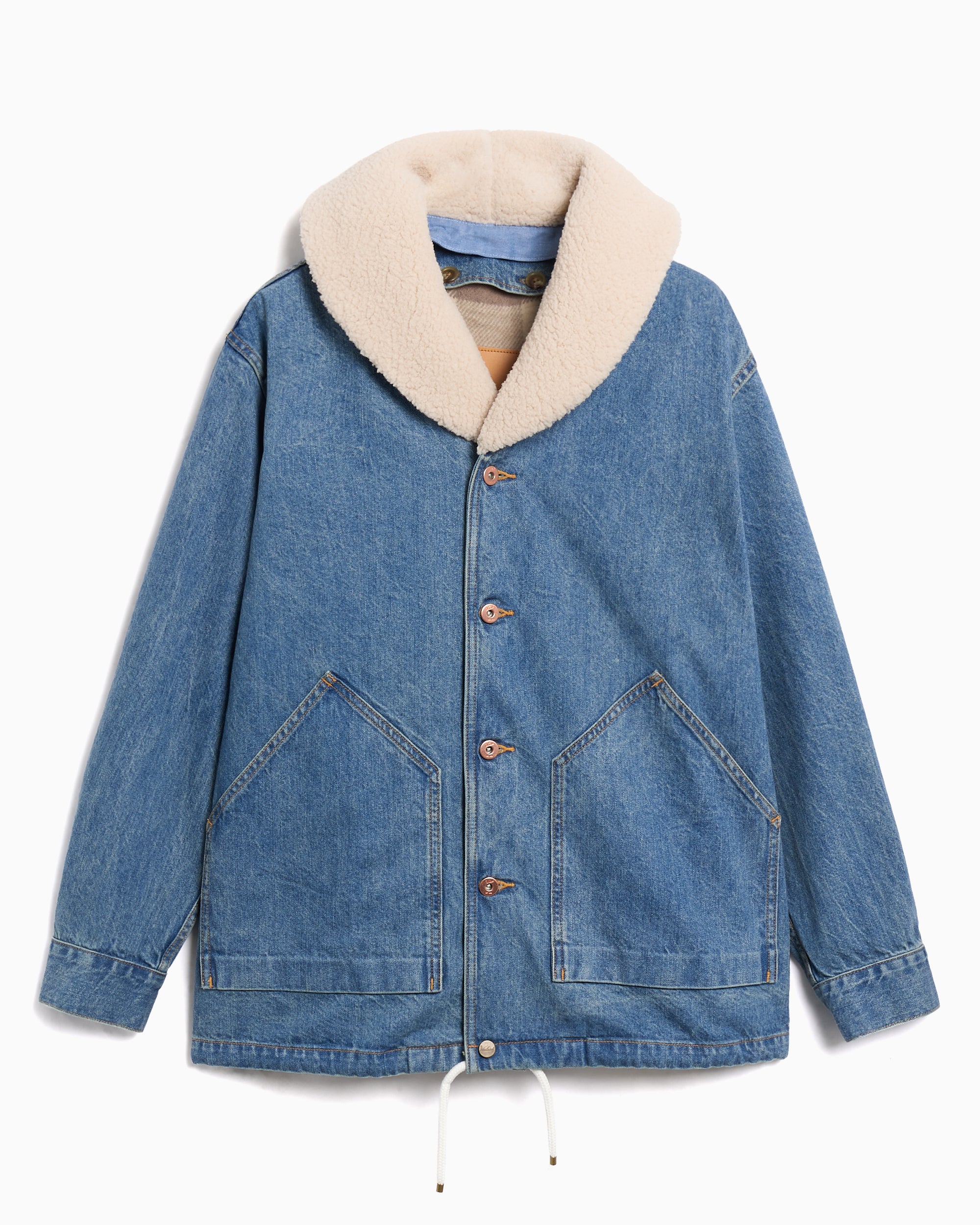 Woolrich Outdoor Label Ranch Detachable Oversize Men's Denim Jacket