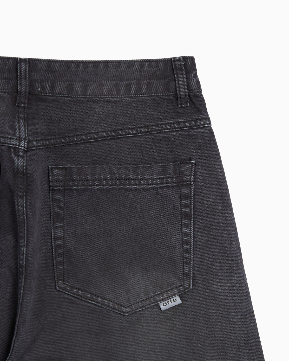 Jeans Arte Antwerp Washed Ease Relaxed Men's Baggy Jeans - AW26-077P-Black