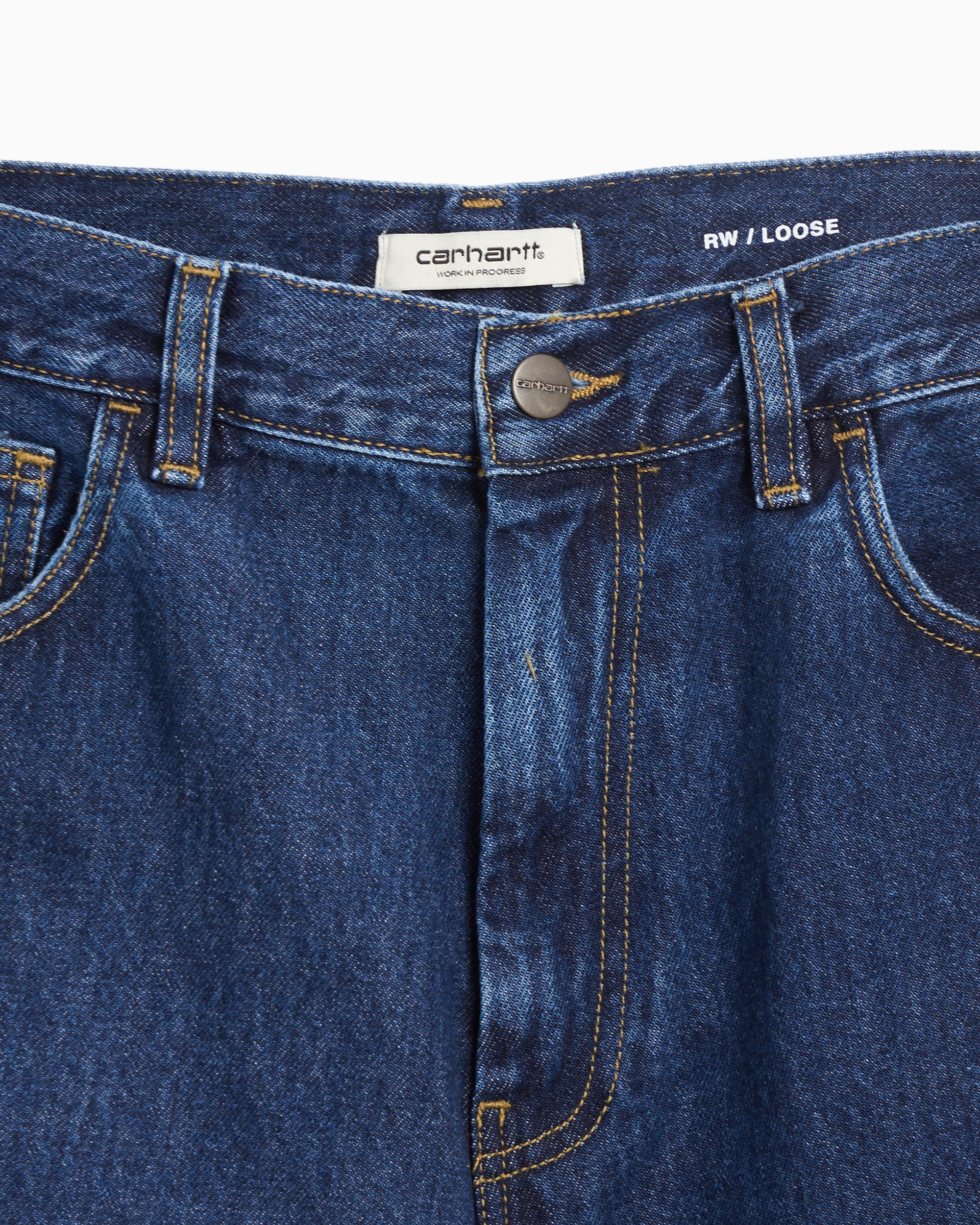 Jeans Carhartt WIP Brandon Women's Pants Relaxed Unisex Jeans - I031918-0106