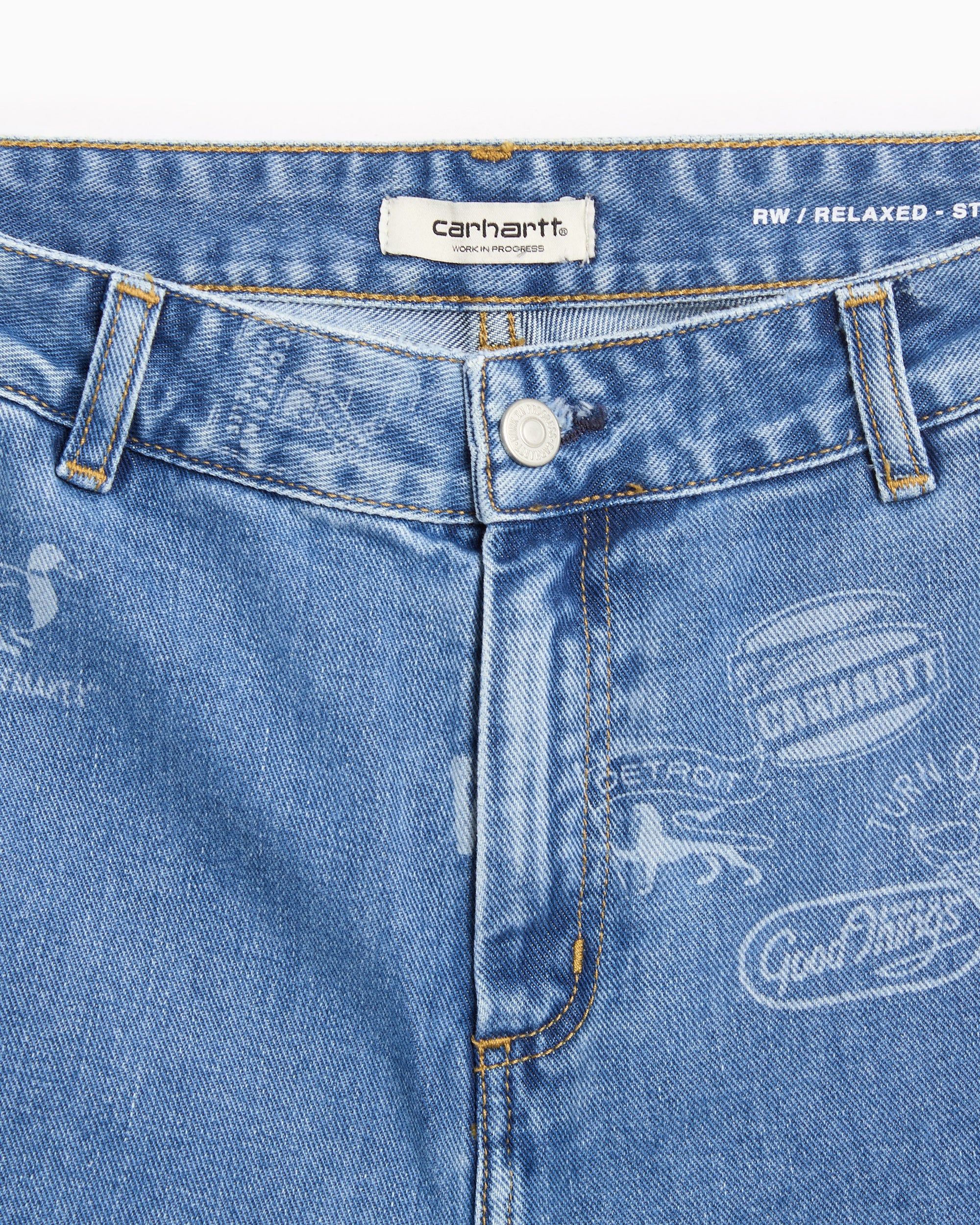 Jeans Carhartt WIP Stamp Women's Pants Women's Jeans - I033742-2LN35