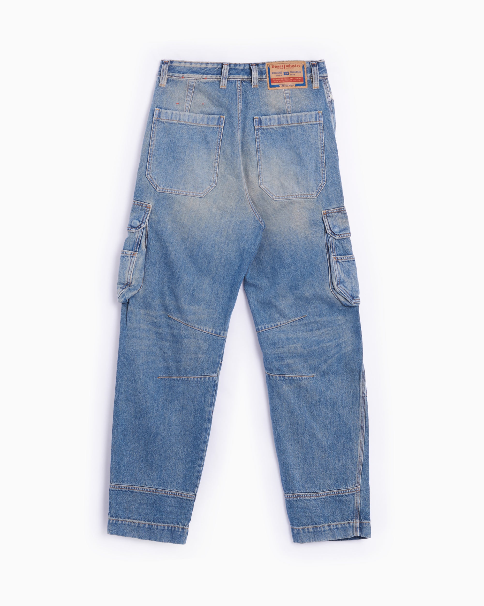 Jeans Diesel D-Fish L.32 Women's Cargo Pants Relaxed Women's Cargo Jeans - A12833-09J83-01