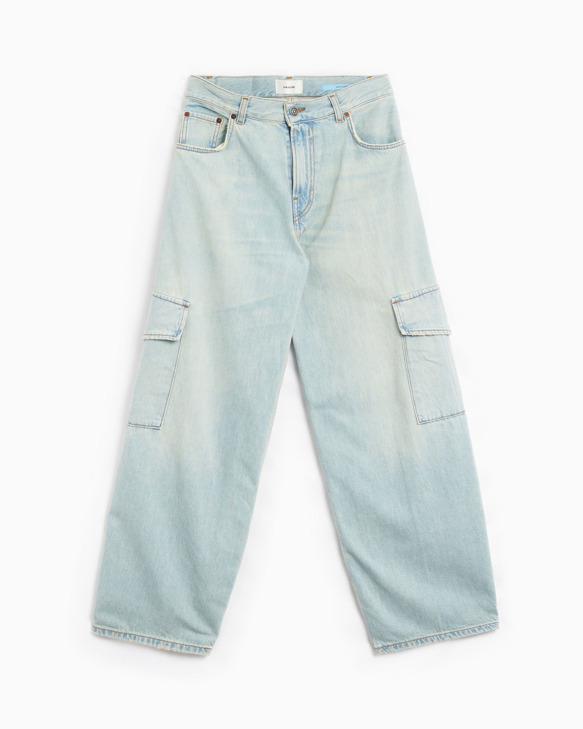 【美品】HAIKURE ハイクレ BETHANY CARGO DENIM 25 Haikure Bethany Women's Denim Cargo Pants