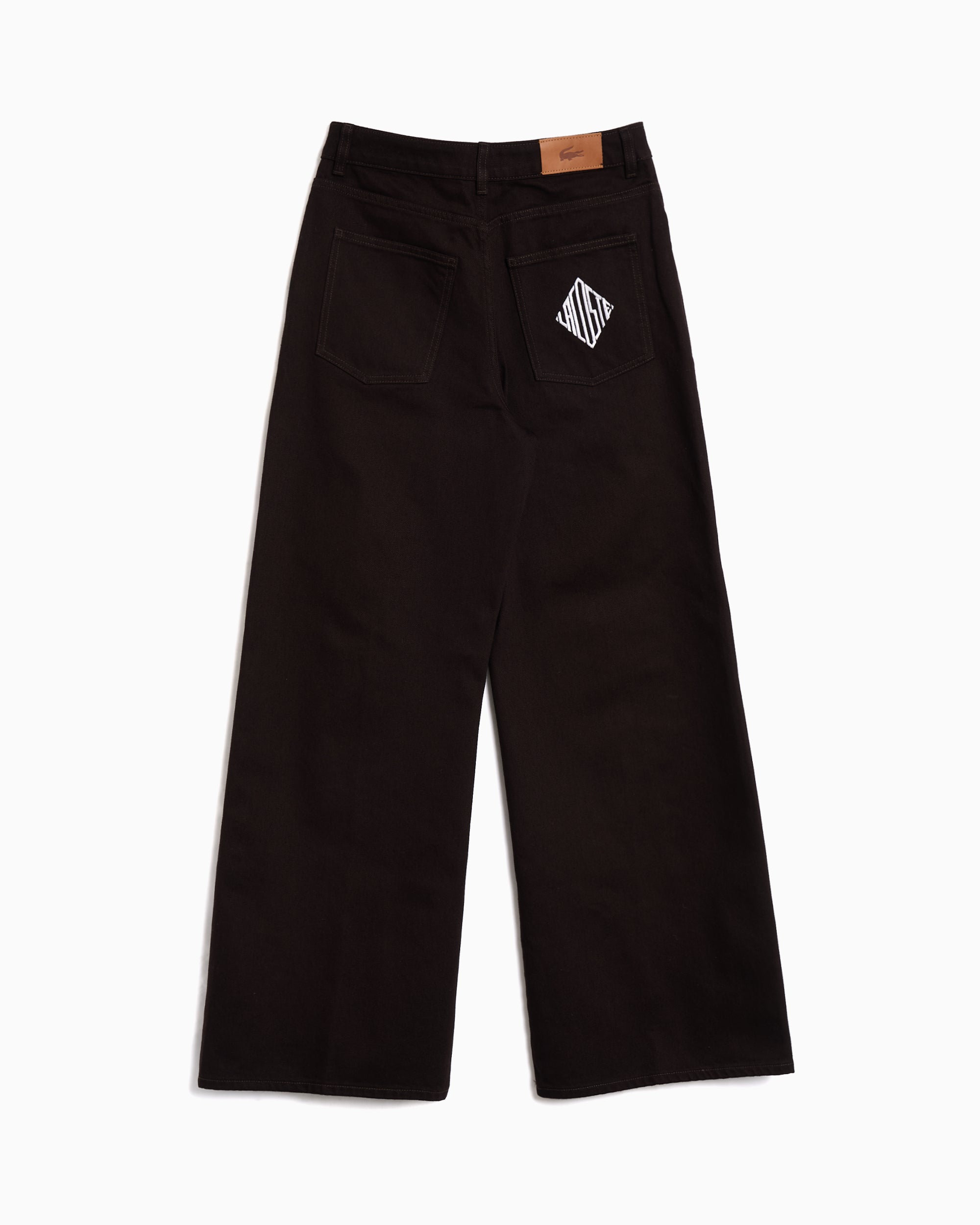 Jeans Lacoste Retro Relaxed Women's Wide Leg Jeans - HF0867-00-3LA