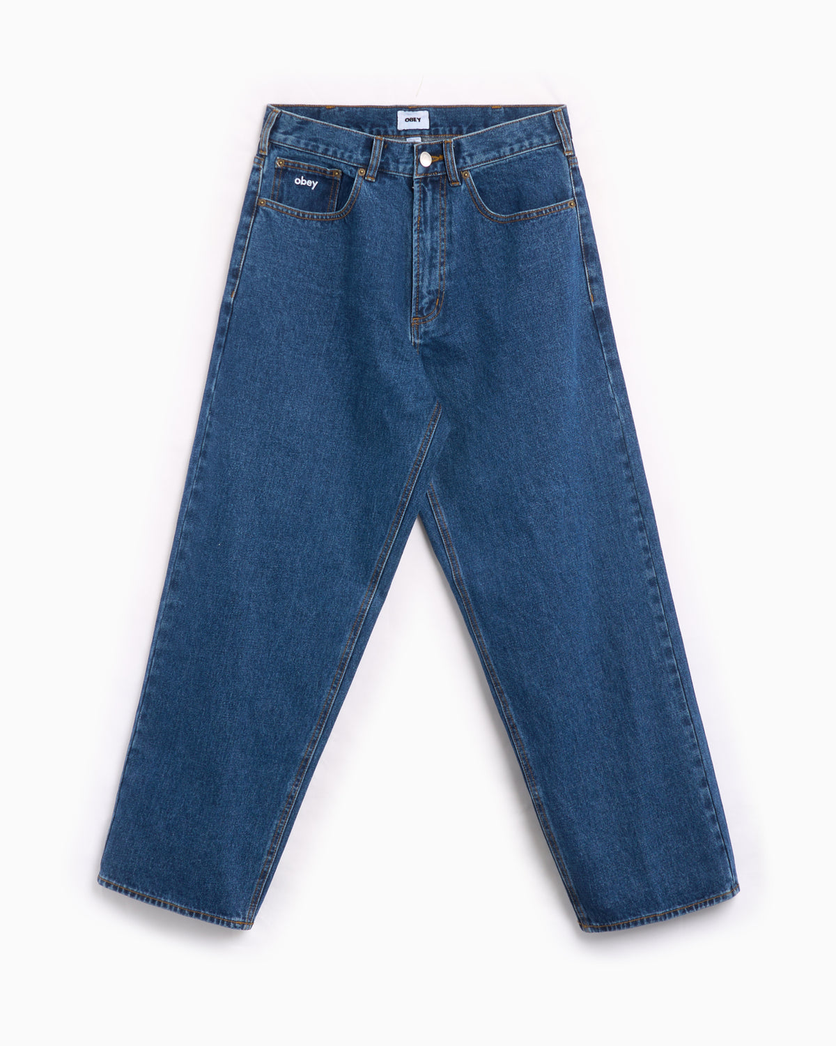 Ovy Blue Baggy Denim Pants 34 | ヤマダウェブコム