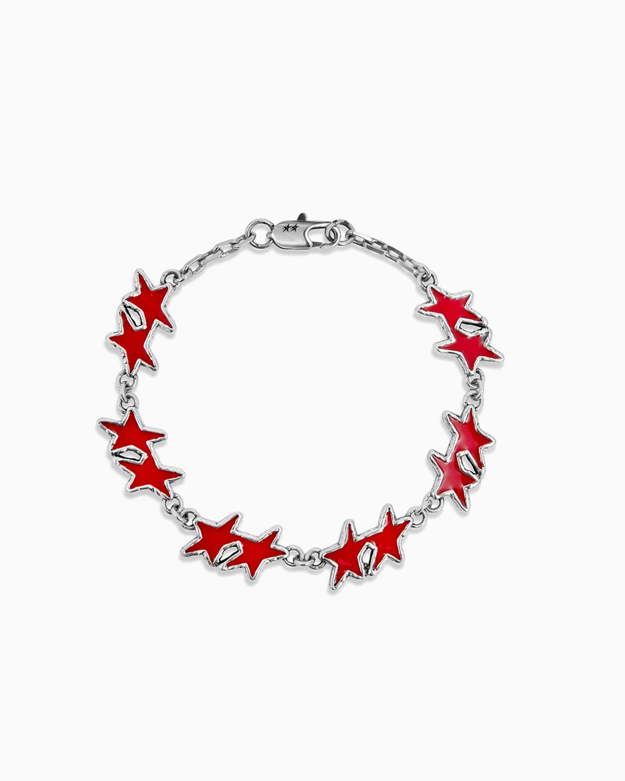 Jewelry TwoJeys Red Melted Stars Unisex Bracelet - 434557600