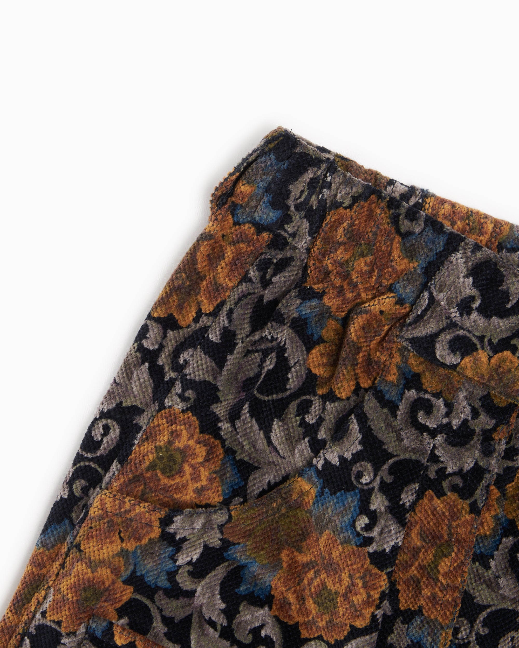 Pants Advisory Board Crystals Abc. Floral Jacquard Men's Work Pants Men's Pants - ABCFW23FJWP-Black/Gold