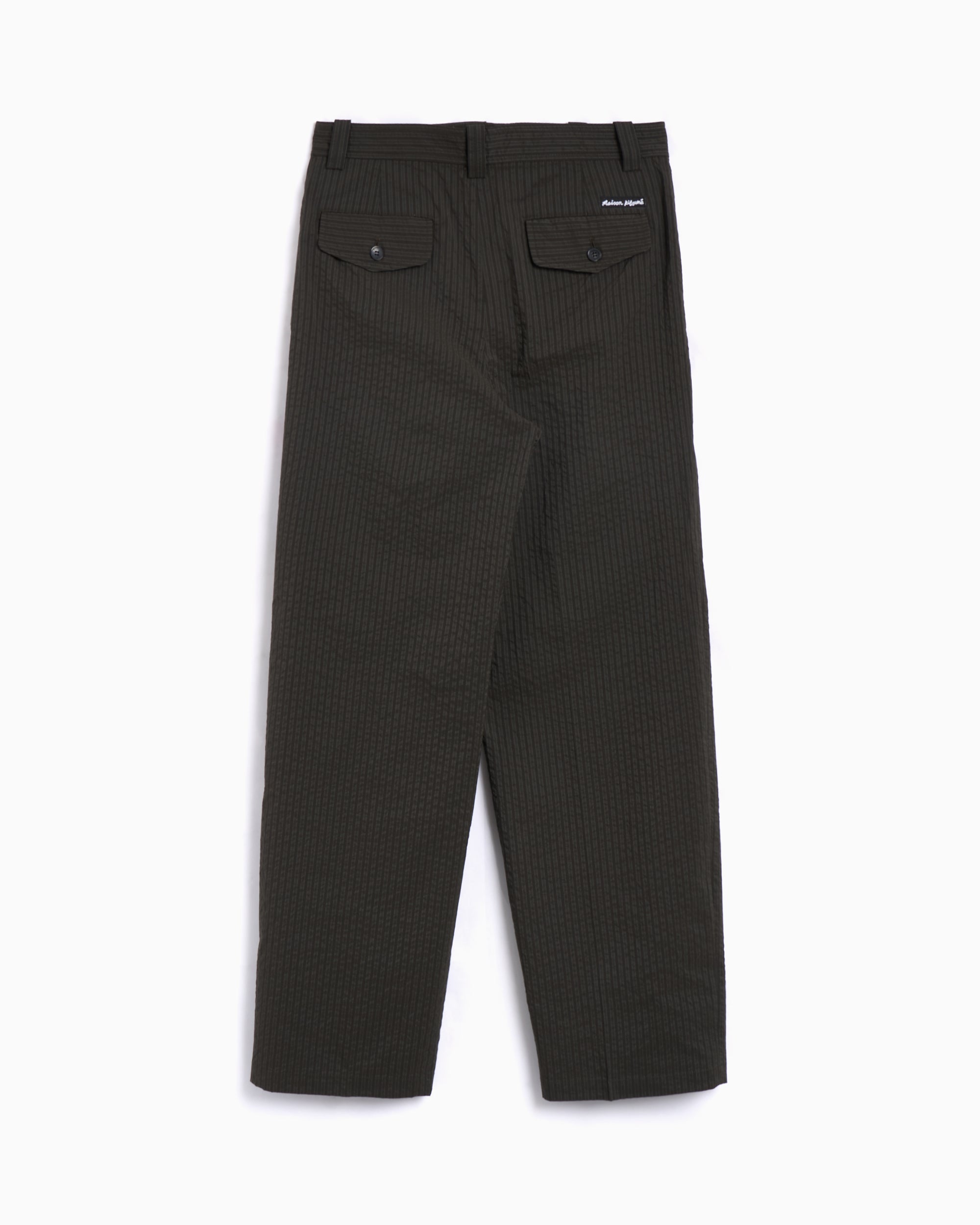 Pants Maison Kitsuné Maison Kitsuné Pleated Men's Pants Relaxed Men's Chino Pants - OM01112WC5032-P391