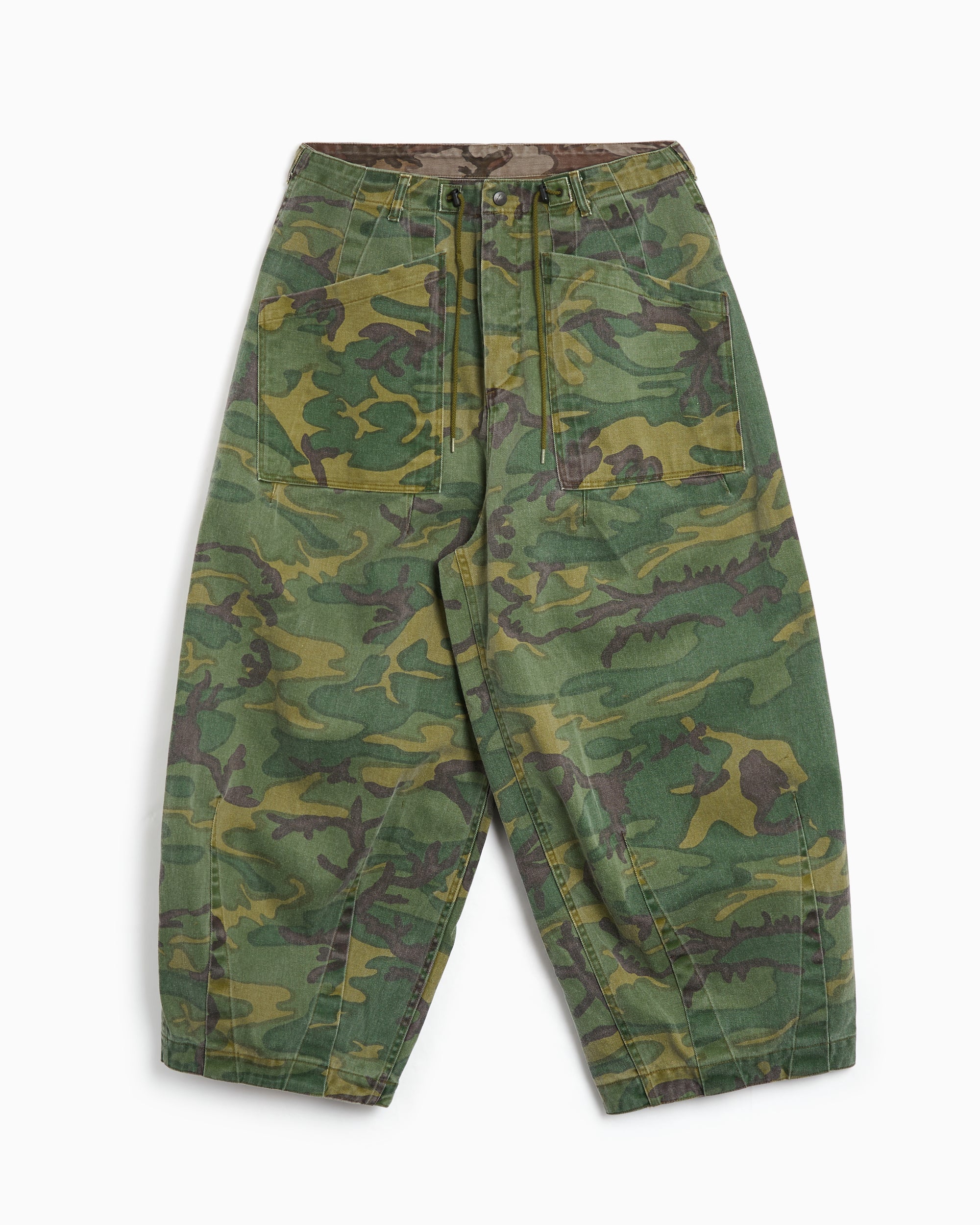 Pants Needles Camo Relaxed Men's Baggy Pants - SX144-Camo