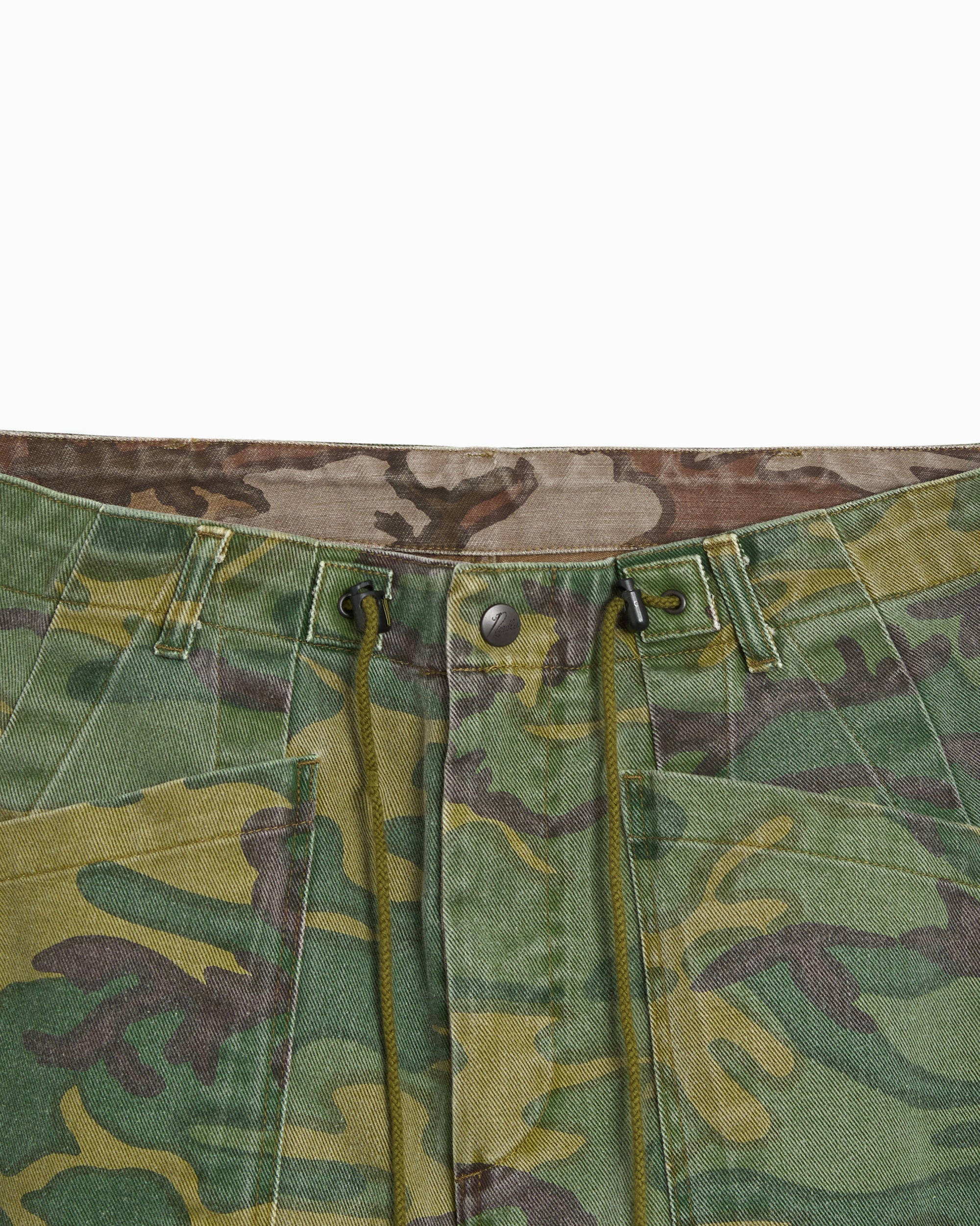 Pants Needles Camo Relaxed Men's Baggy Pants - SX144-Camo