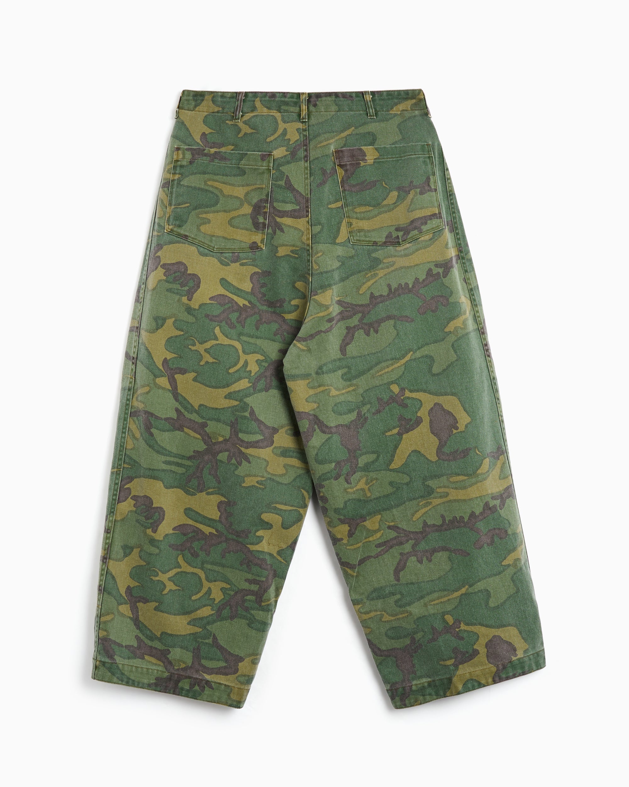 Pants Needles Camo Reversible Relaxed Men's Baggy Pants - SX144-Camo