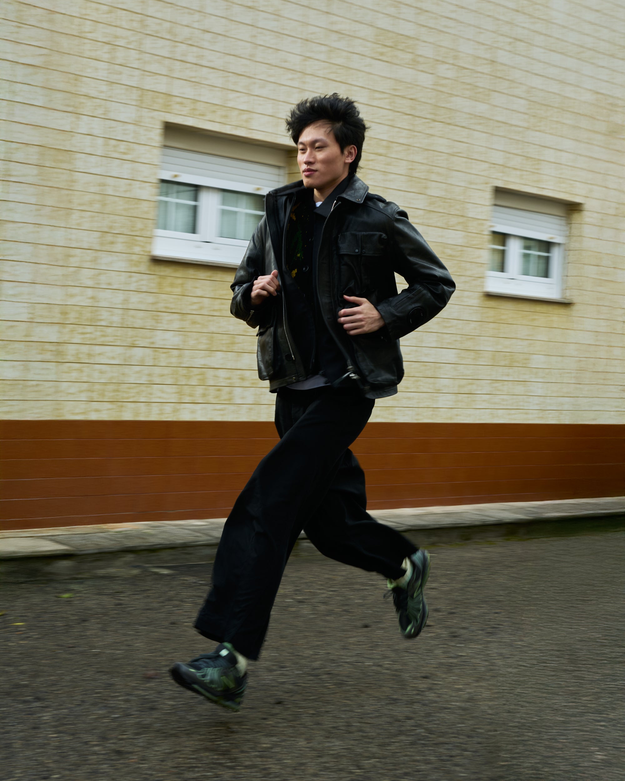 Pants Needles H.D. Relaxed Men's Baggy Pants - RW238-B-Black