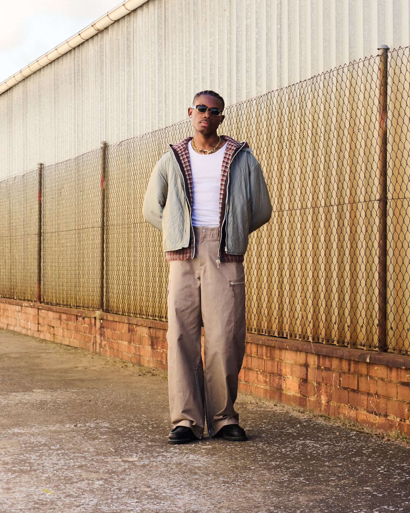 Pants Our Legacy Tactical Men's Cargo Pants Relaxed Men's Cargo Pants - M4244TP