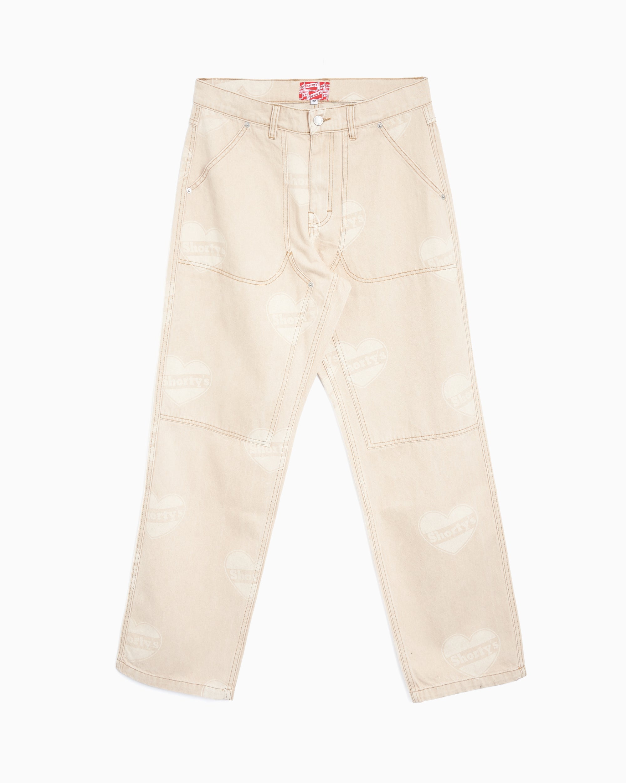 Pants Pleasures x Shortys Heart Ultra Men's Work Pants Men's Pants - P24F011-BEIGE