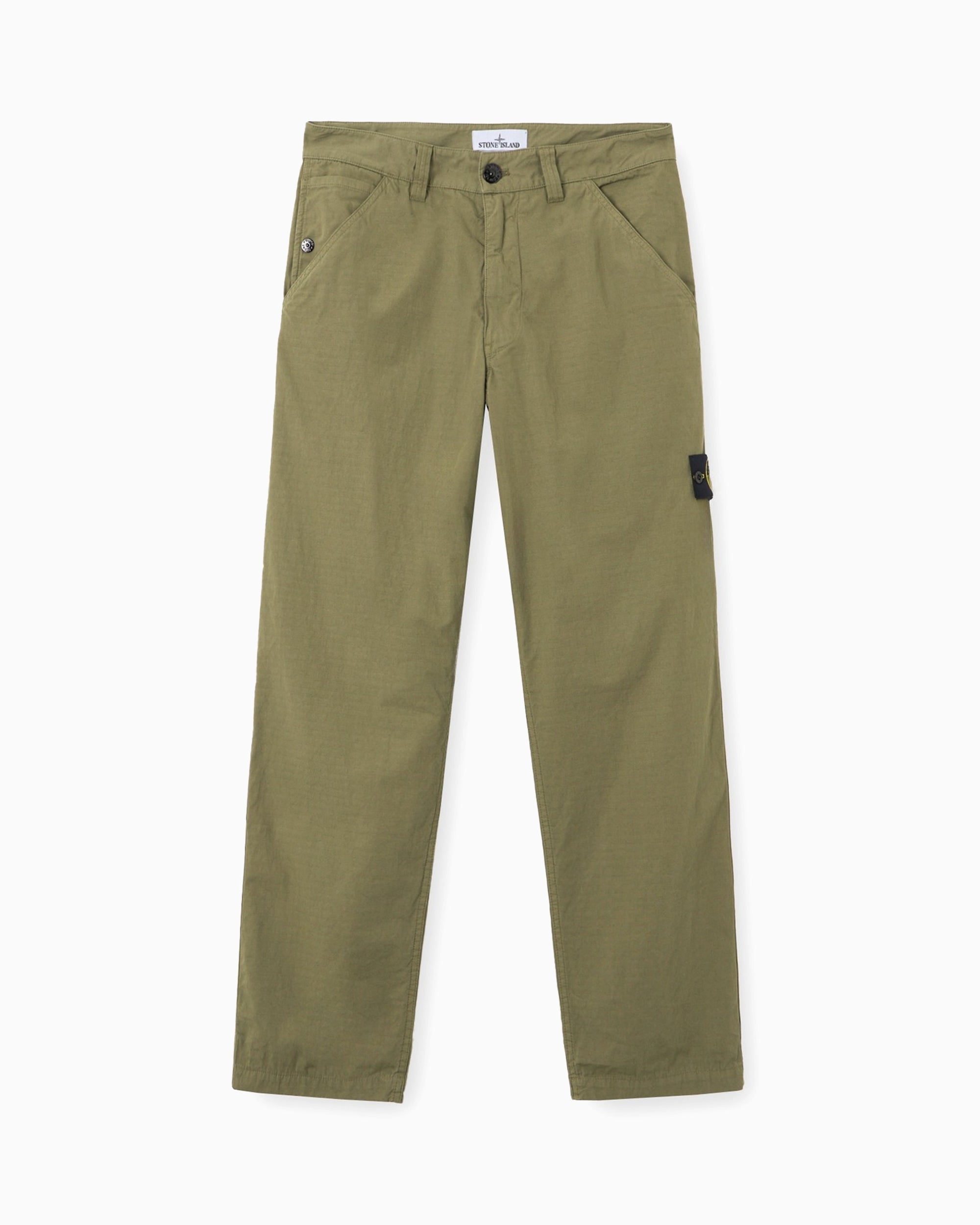 Pantalones chinos Relaxed Stone Island Mercerised Cotton Ripstop para
