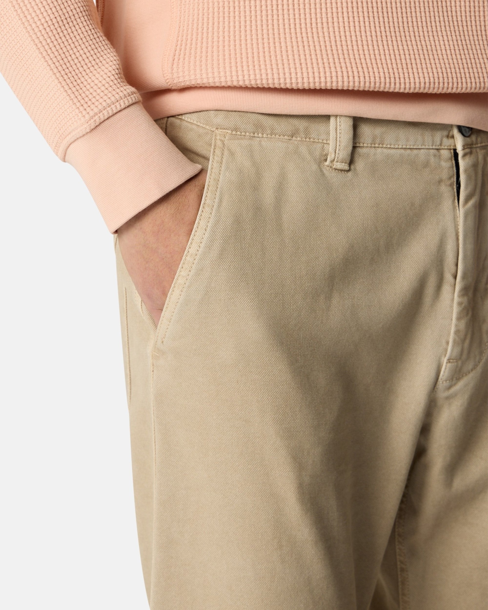 Pants Stone Island Panama Cotton "Old" Effect Men's Chino Pants - L1S153100037-V019A