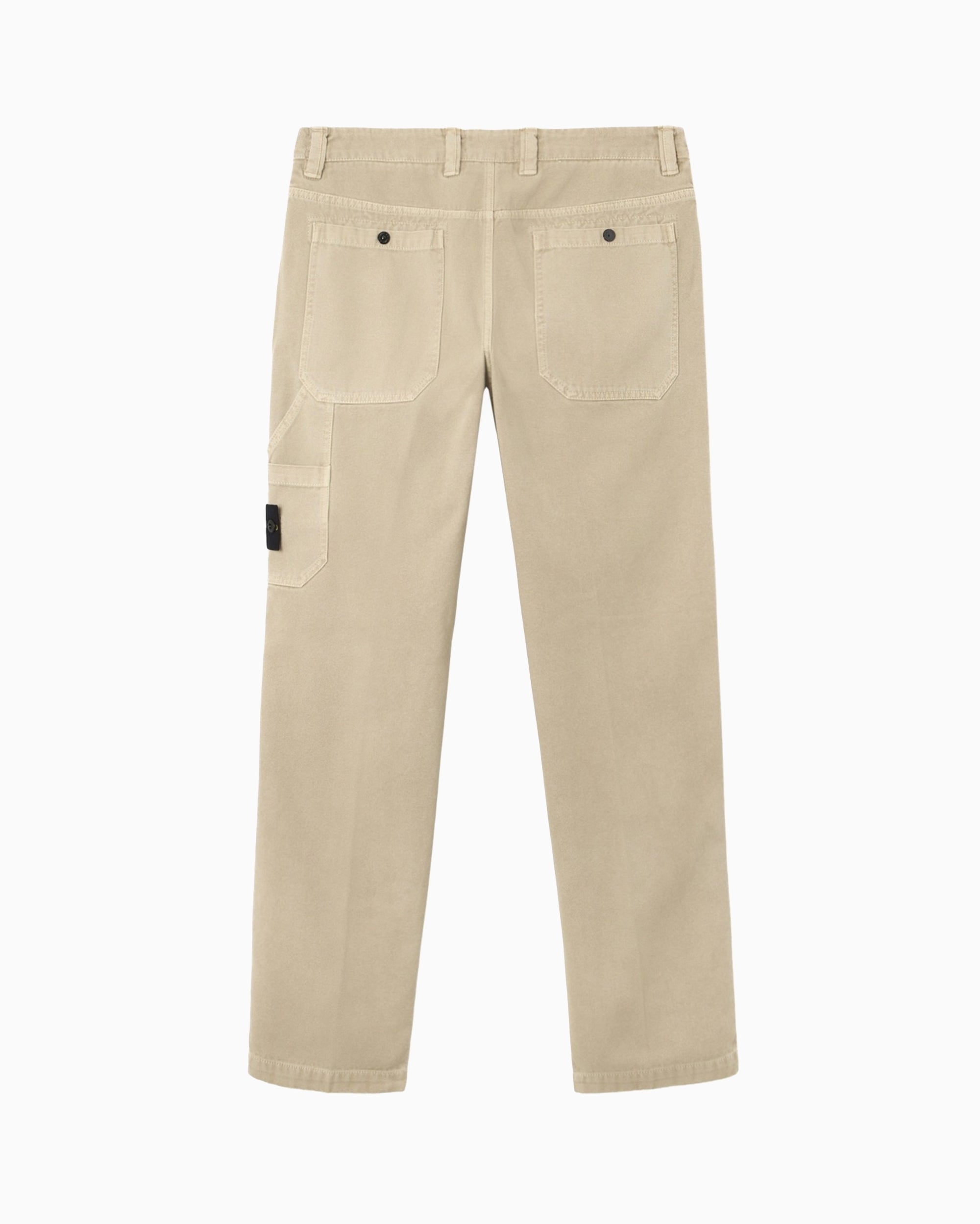 Pants Stone Island Panama Cotton "Old" Effect Men's Chino Pants - L1S153100037-V019A