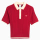 Polo Slim adidas Originals Cable Knit Cali pour femme