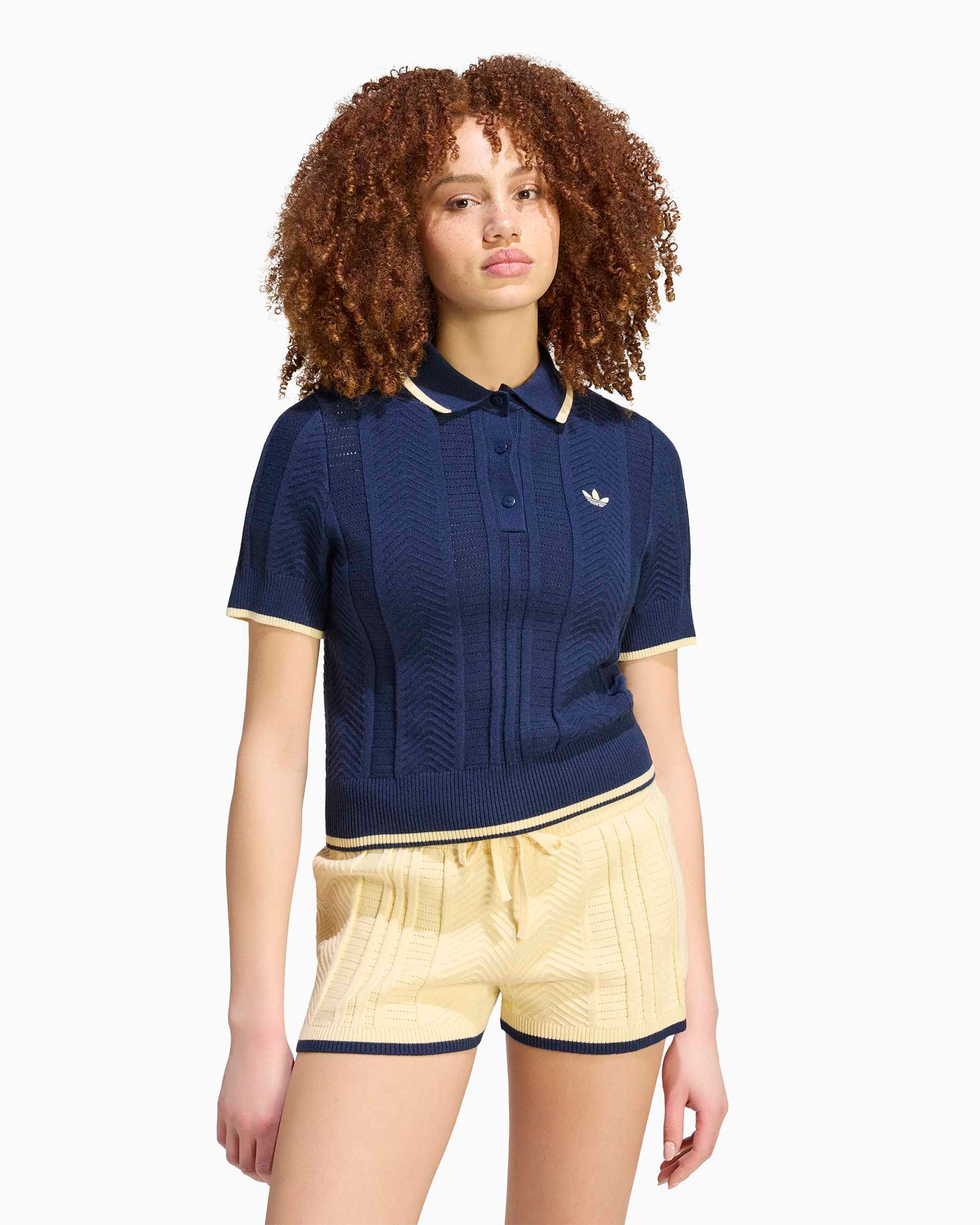 Polo shirts adidas Originals Cali Logo Slim Women's Polo Shirt - KR7059