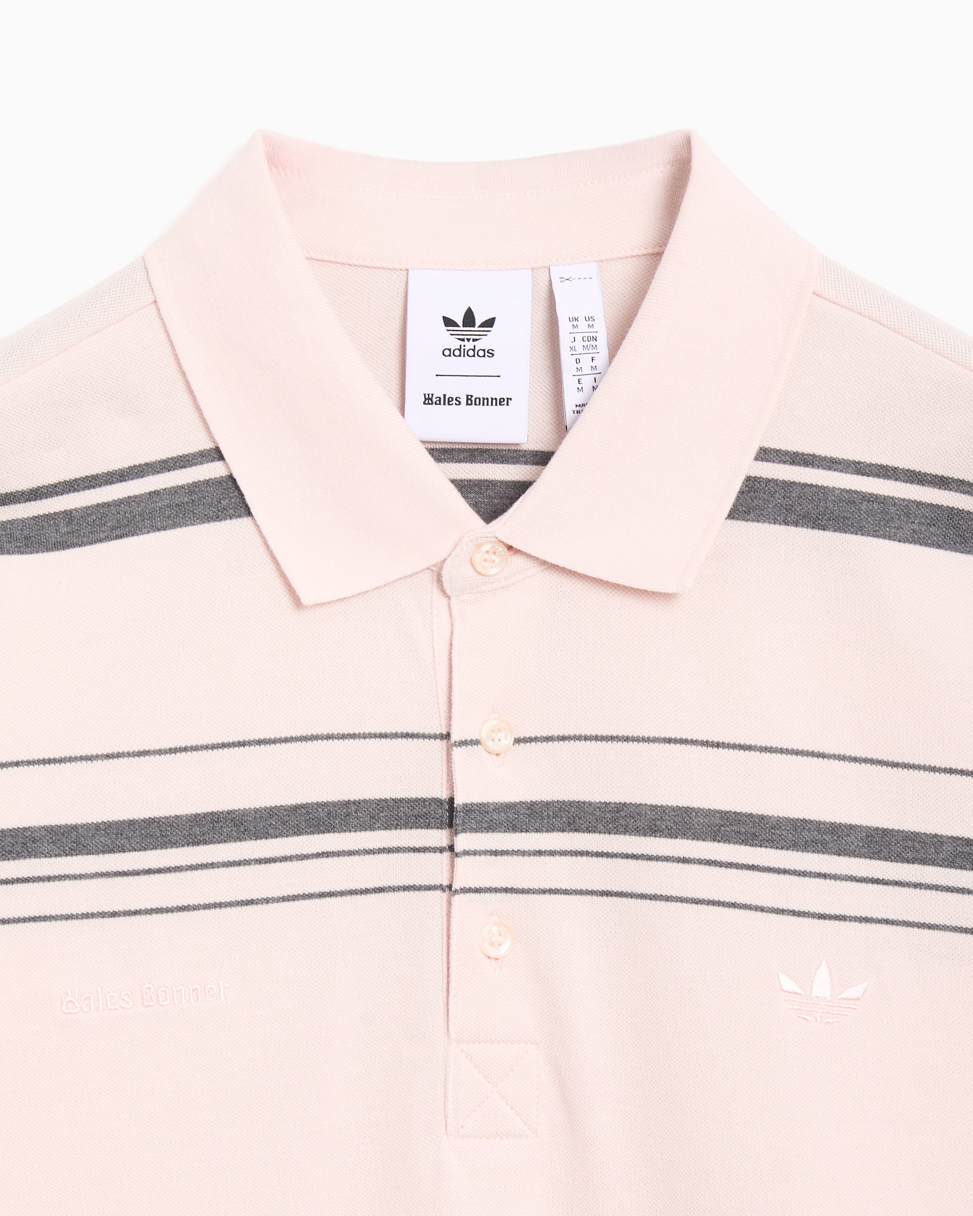 Polo shirts adidas Originals x Wales Bonner Striped Men's Polo Shirt - KB2298
