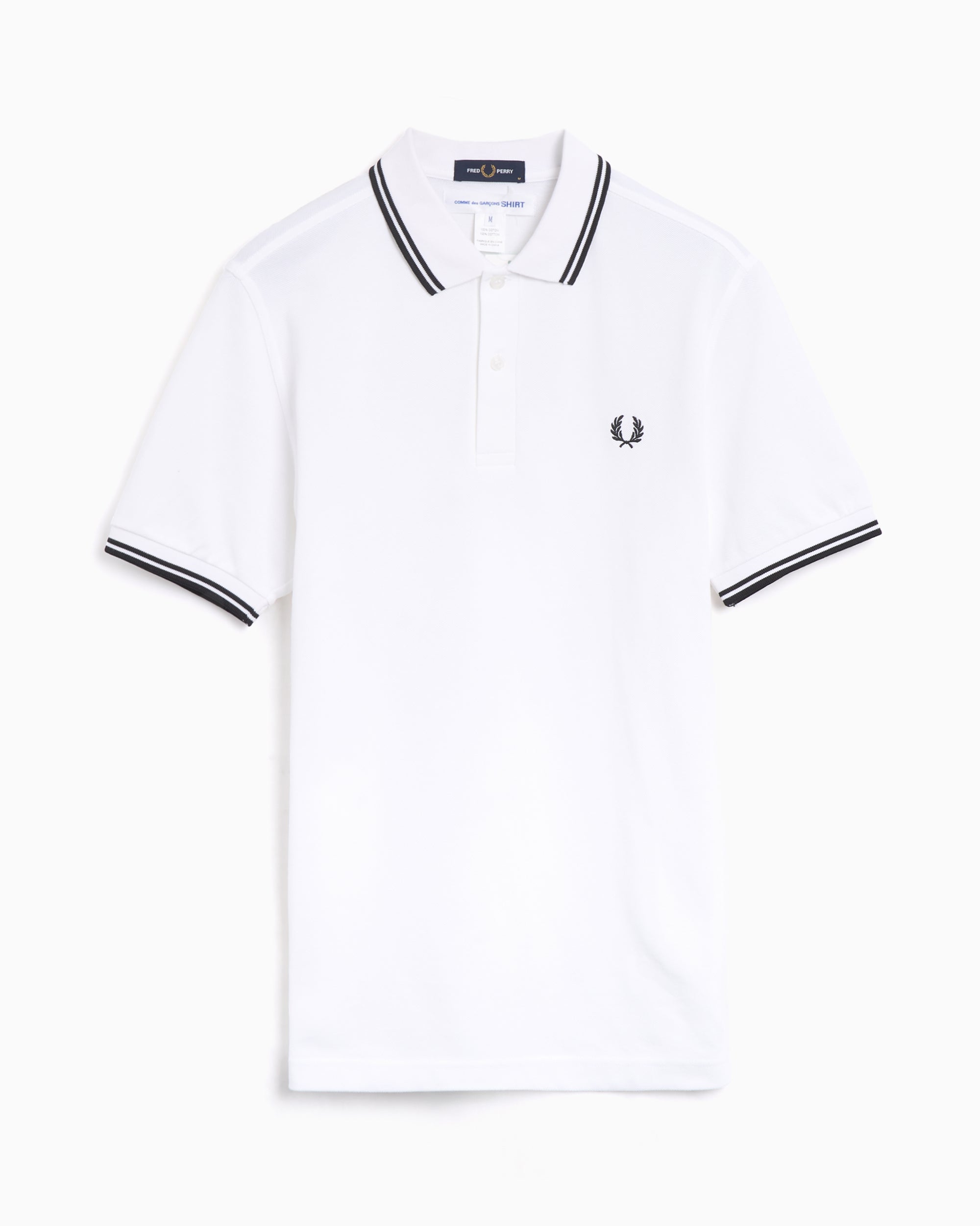 Comme des Garçons SHIRT x Fred Perry ポロ Black Comme des Garcons SHIRT x Fred Perry Polo Shirt | HIP