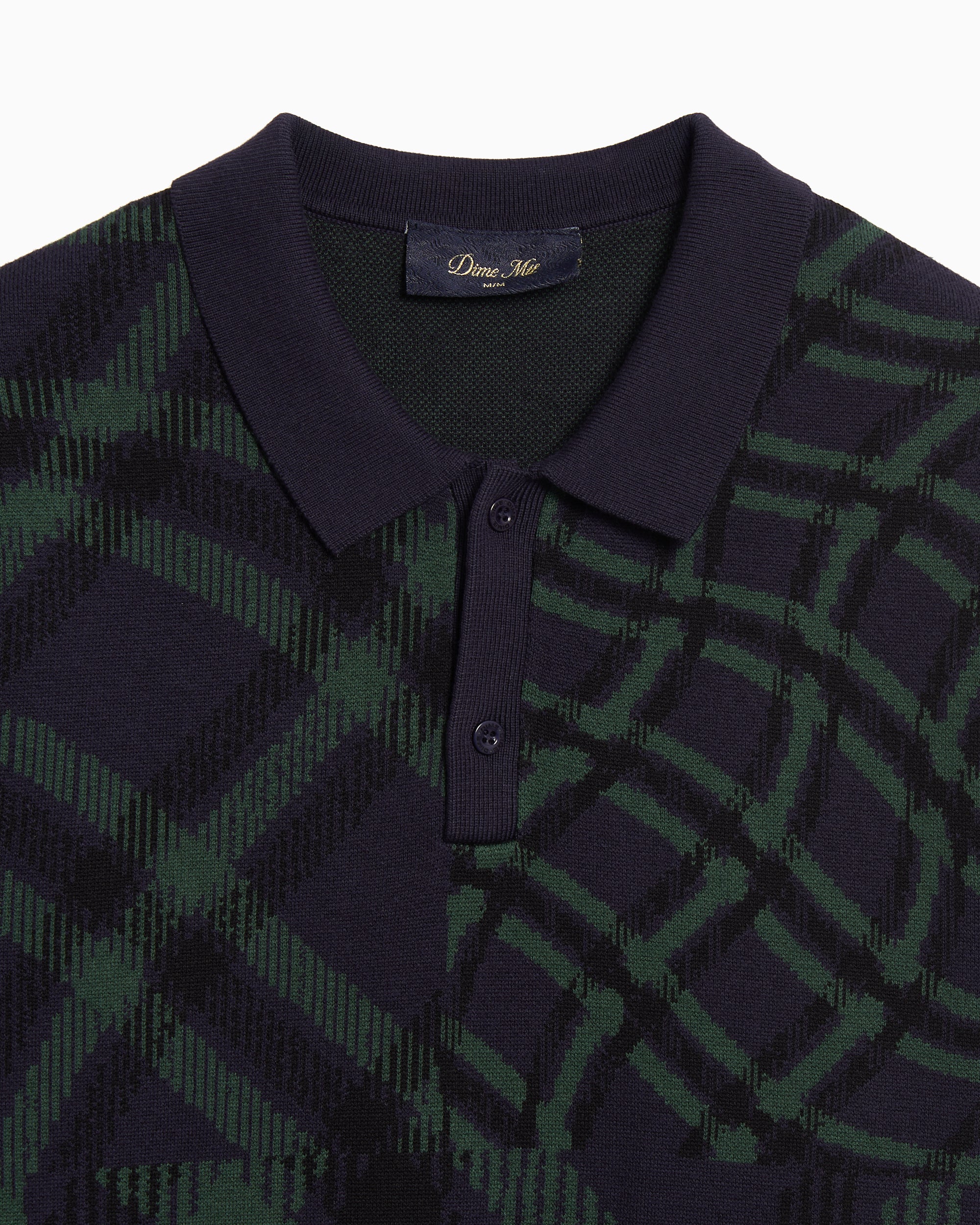 Polo shirts Dime MTL Antique Graphic Men's Polo Shirt - DIMESP258NVY