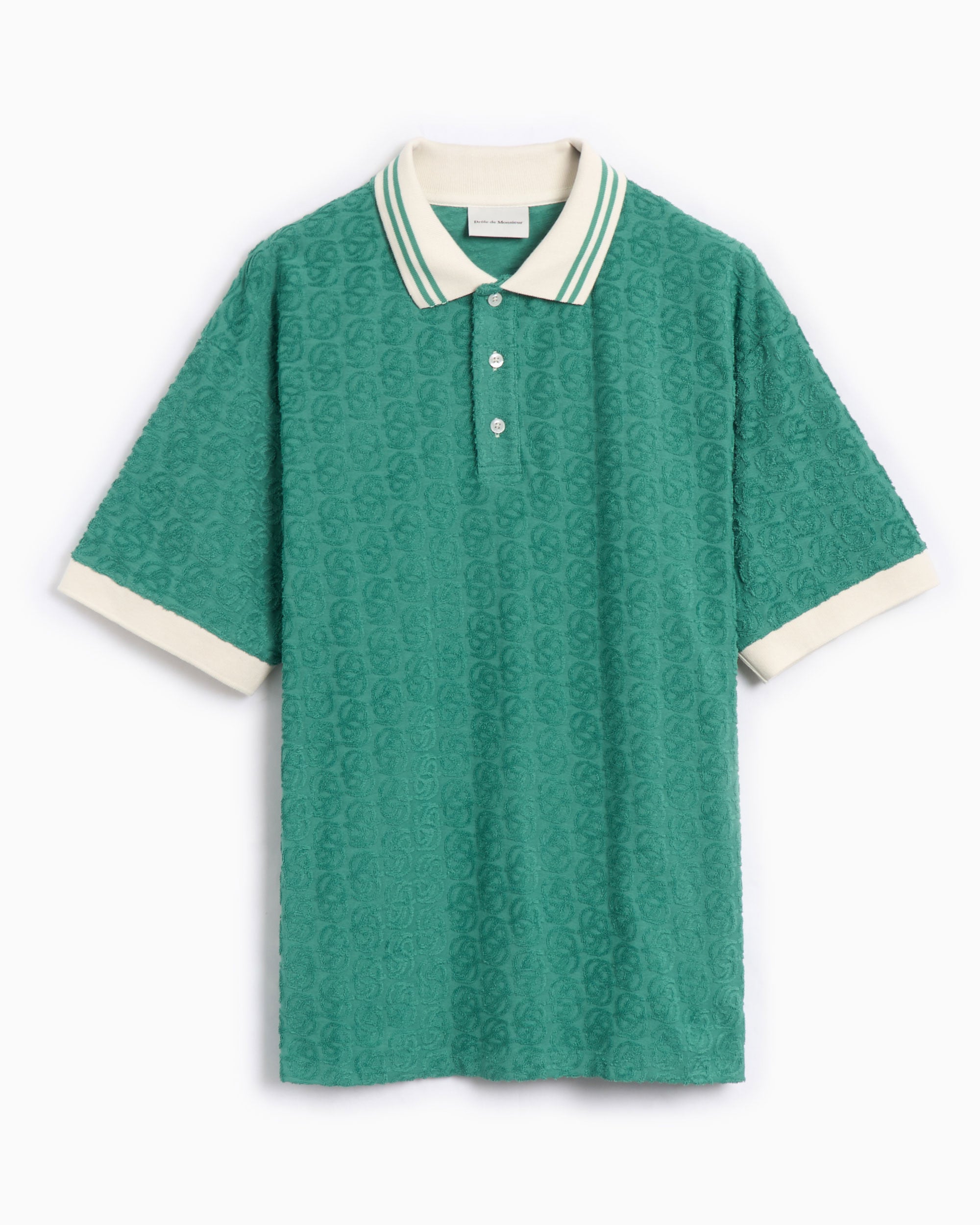 Polo shirts Drôle de Monsieur Men's Polo Shirt Relaxed Men's Polo Shirt - PL150-CO201-EM