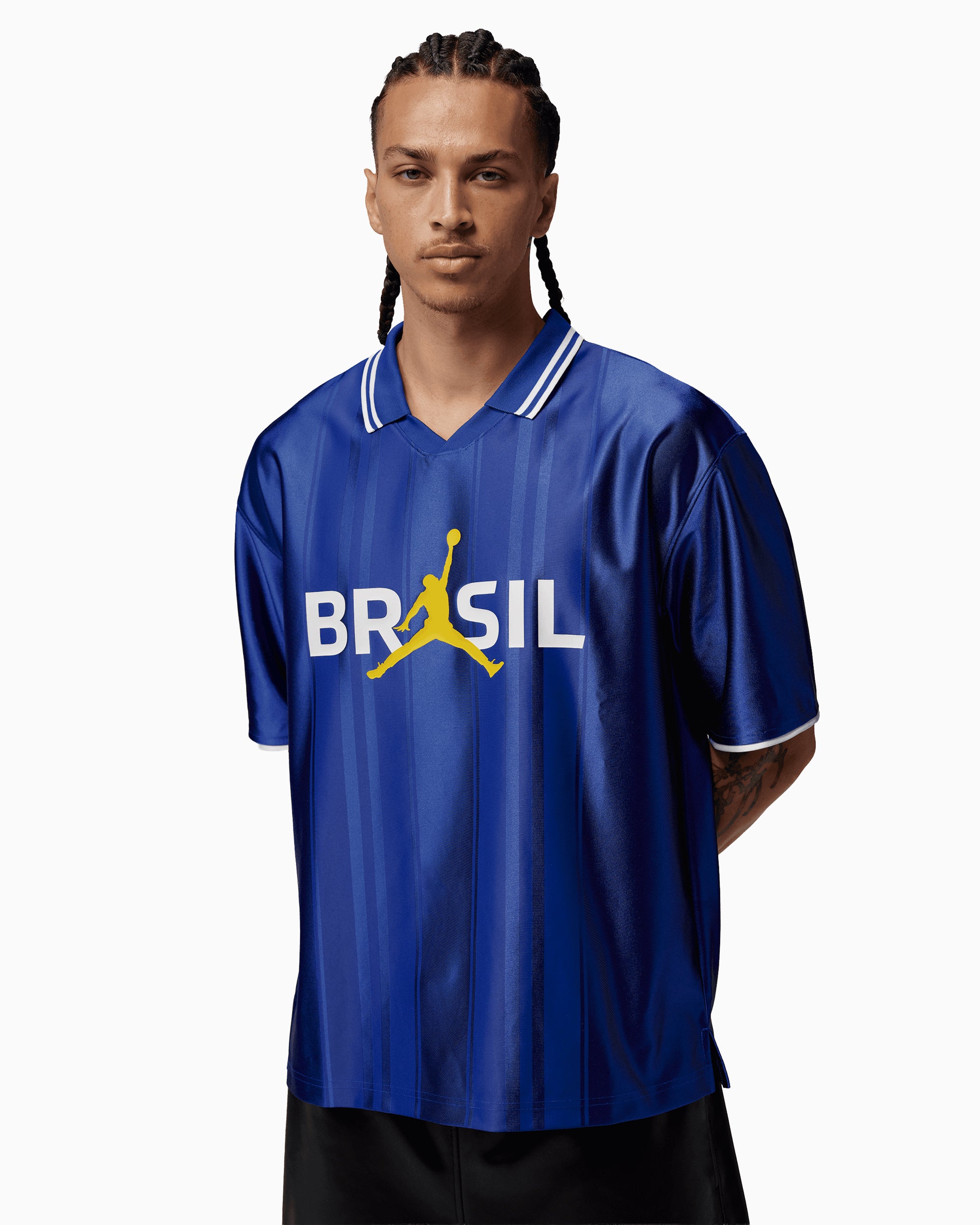 Polo shirts Jordan Brasil Logo Oversize Men's Polo Shirt - II5381-417