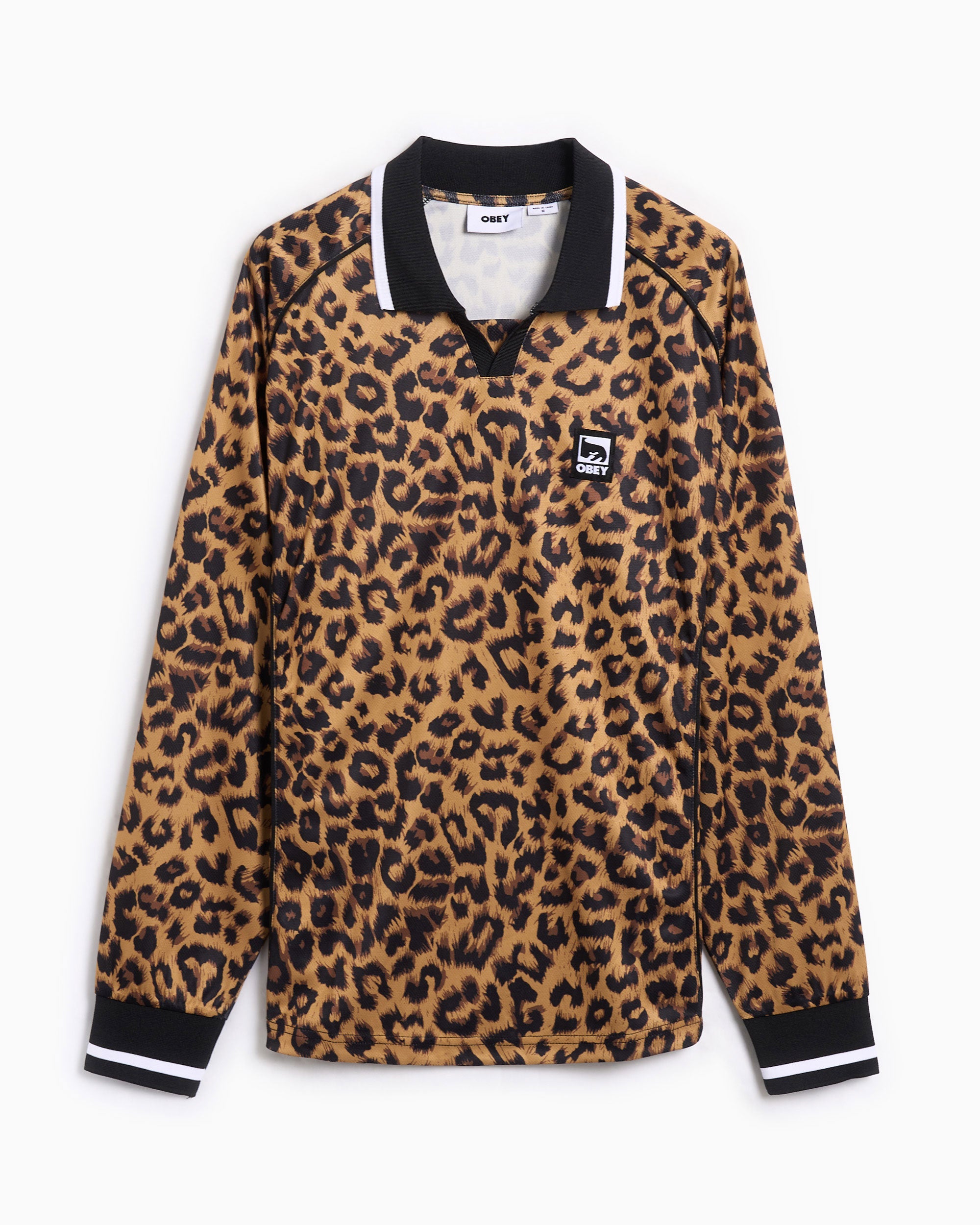OBEY Clothing Leopard Relaxed Men's Polo Shirt