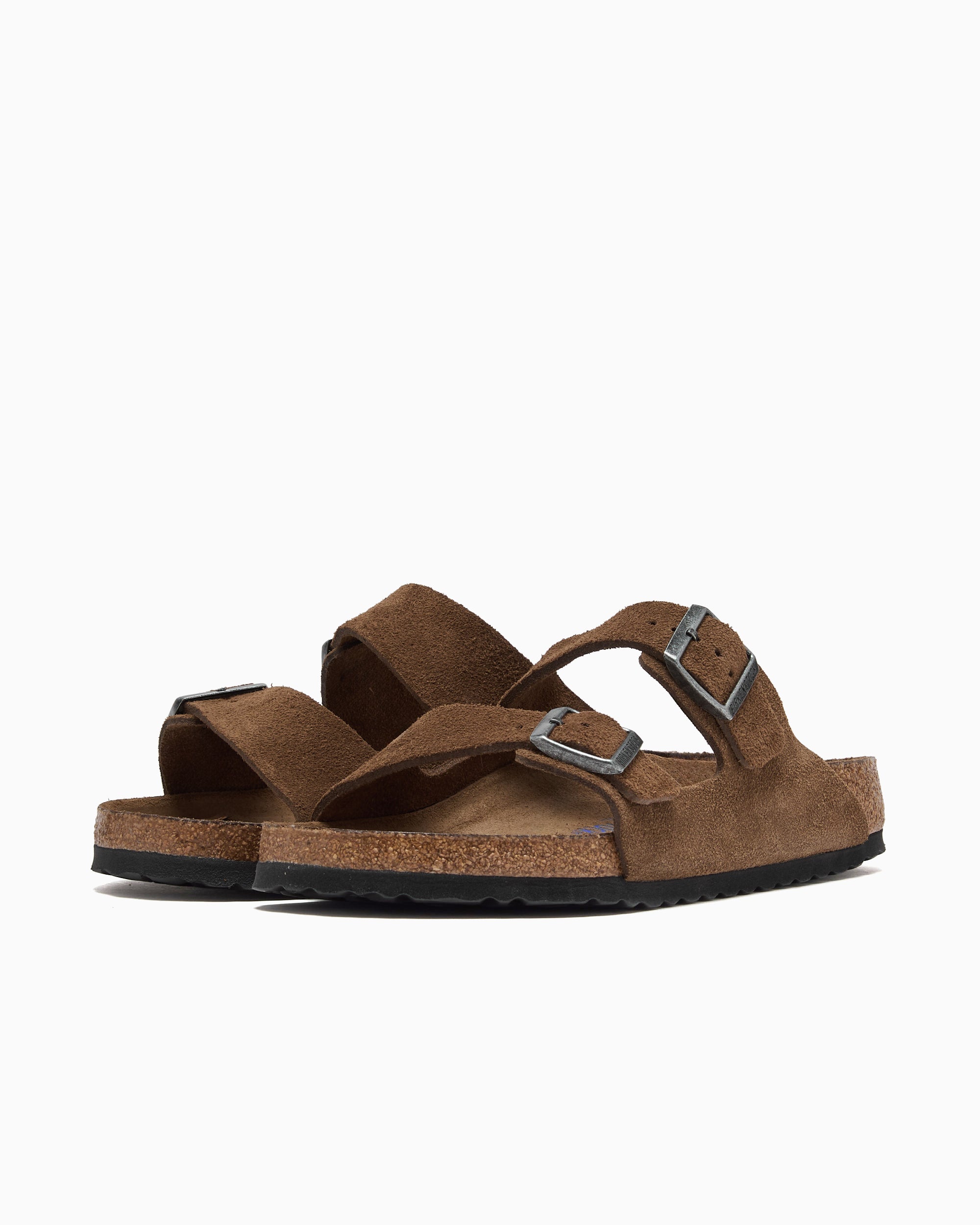 Sandals BIRKENSTOCK Arizona Soft Footbed Suede Leather Regular - 1030863