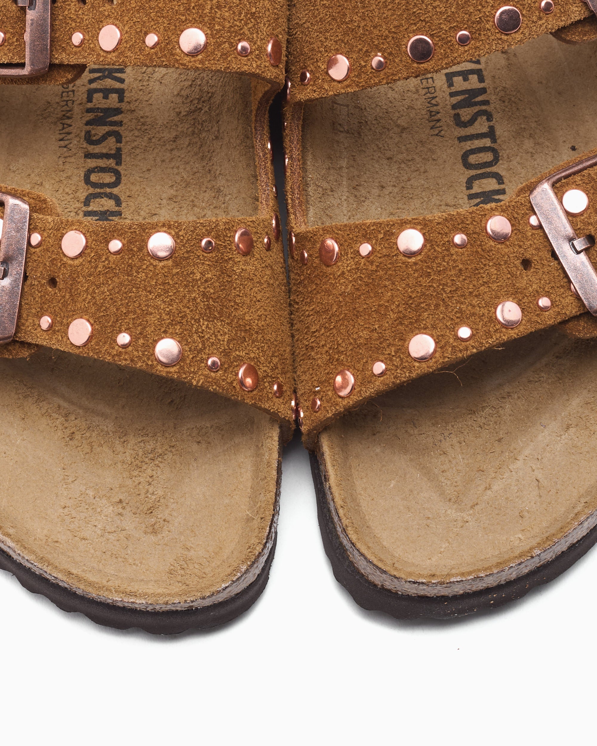 Sandals BIRKENSTOCK Women's Arizona Rivet Suede Leather Narrow - 1031731
