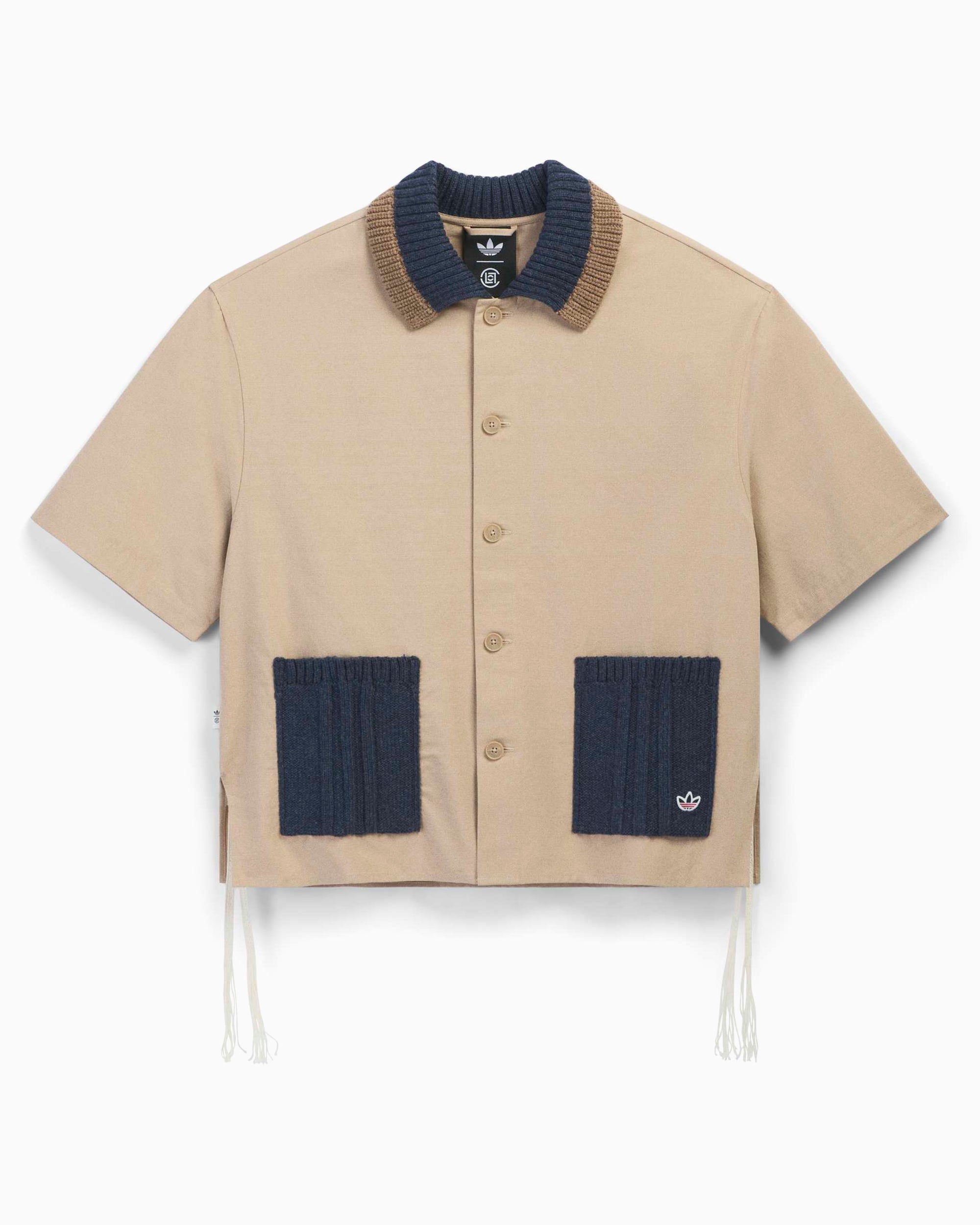 adidas Originals x CLOT Guayabera Half-Sleeved Boxy Unisex Shirt