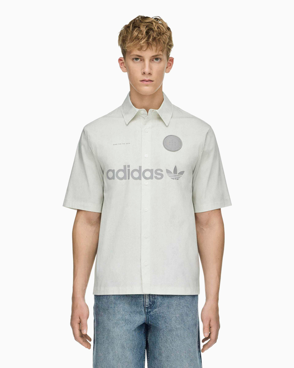 Shirts adidas Originals x Song For The Mute Adi008 Short-Sleeved Relaxed Men's Shirt - LD1923