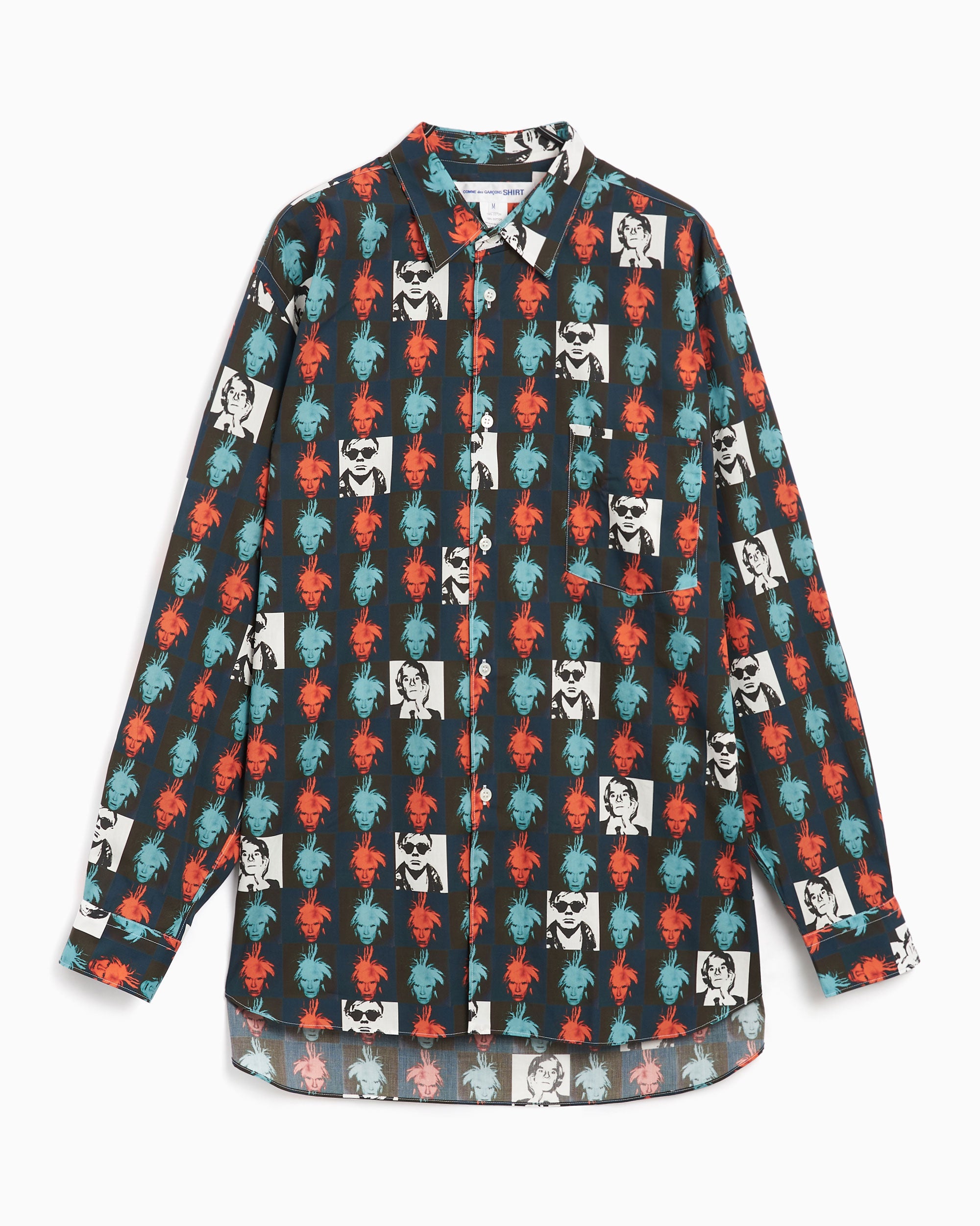 Camisa Comme Des Garçons Shirt Andy Warhol Men's Shirt para hombre