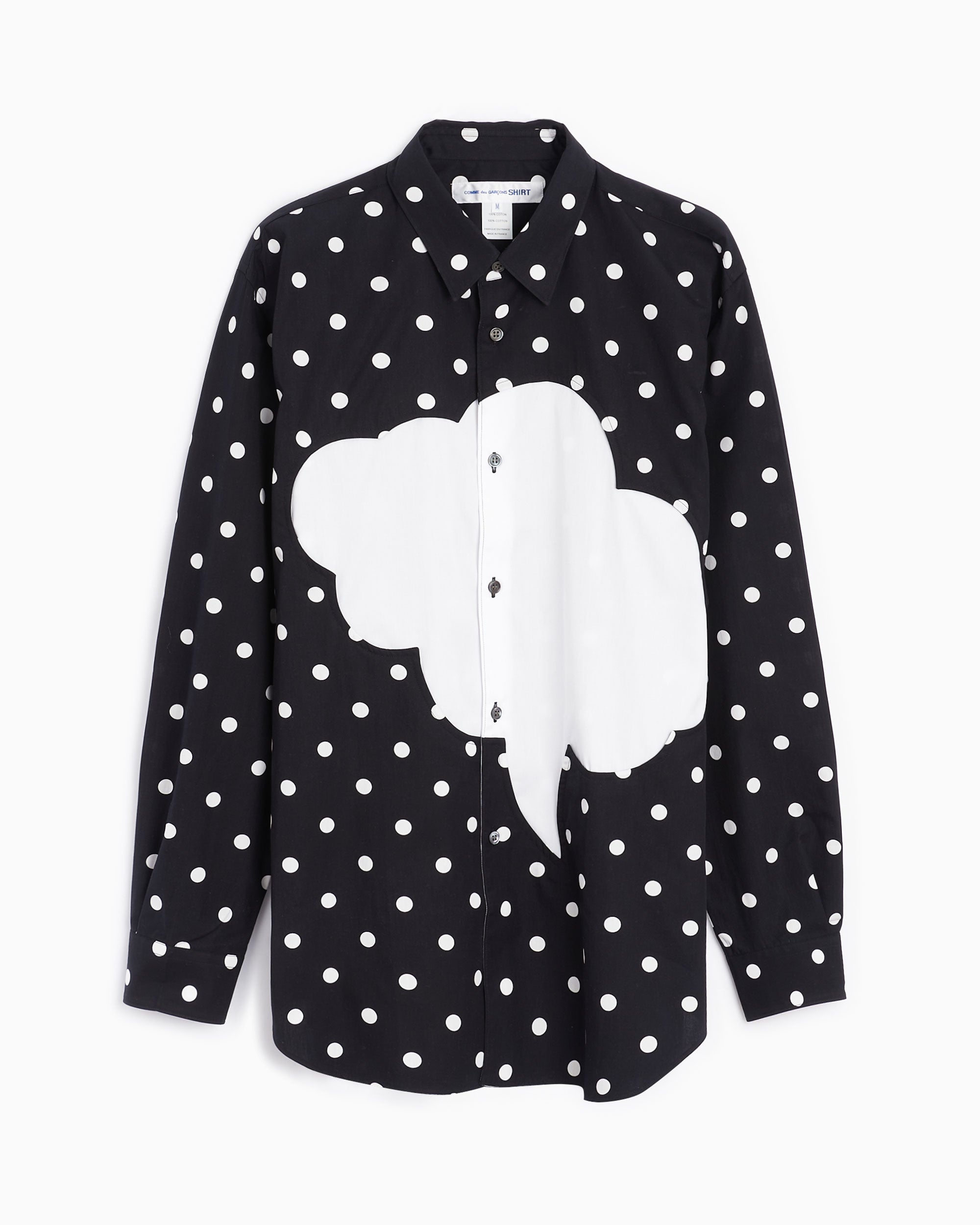 COMME des GARCONS シャツ Comme Des Garçons Shirt x Christian Marclay Men's Woven Shirt Men's Sh